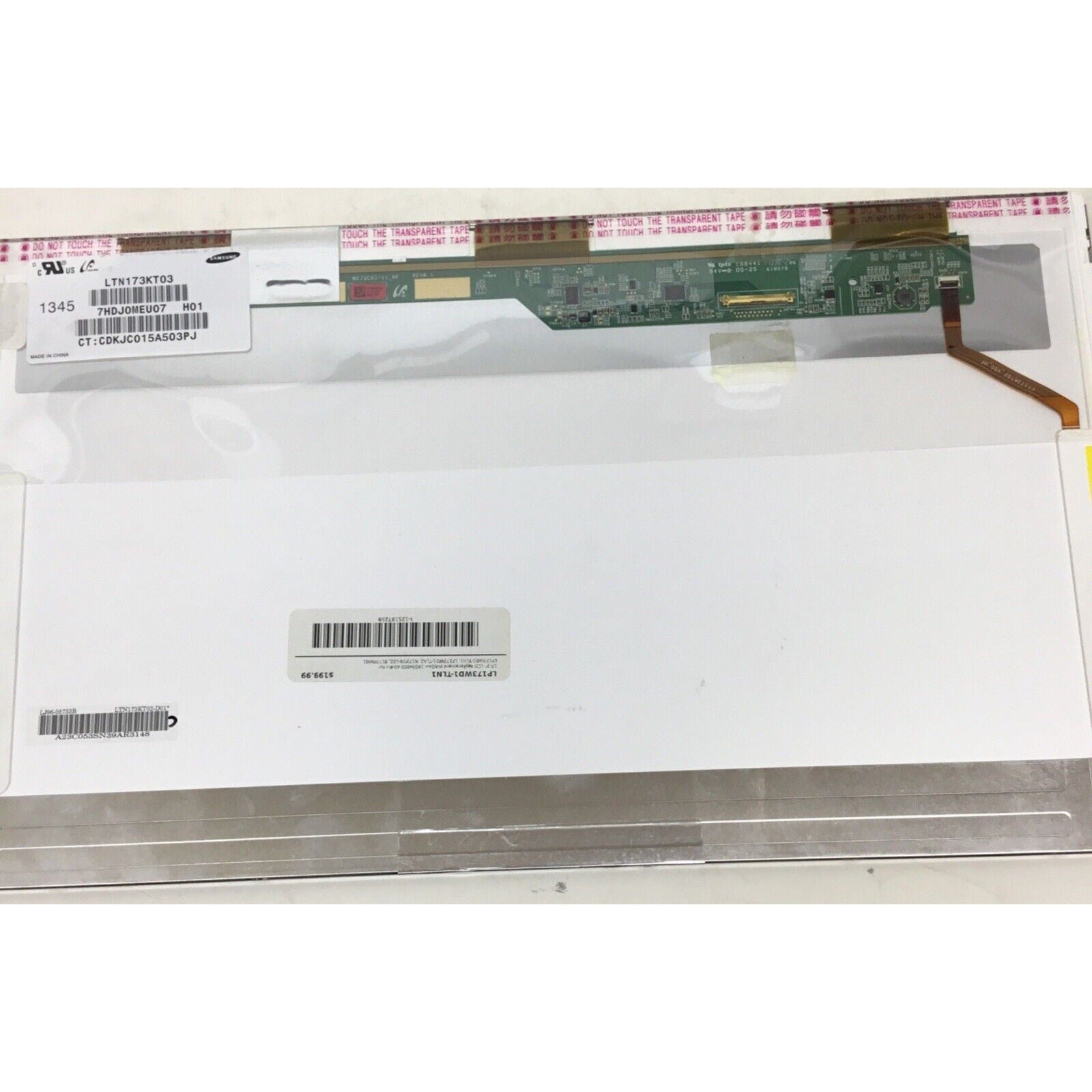 17.3" Glossy Screen Samsung LTN173KT02-D01