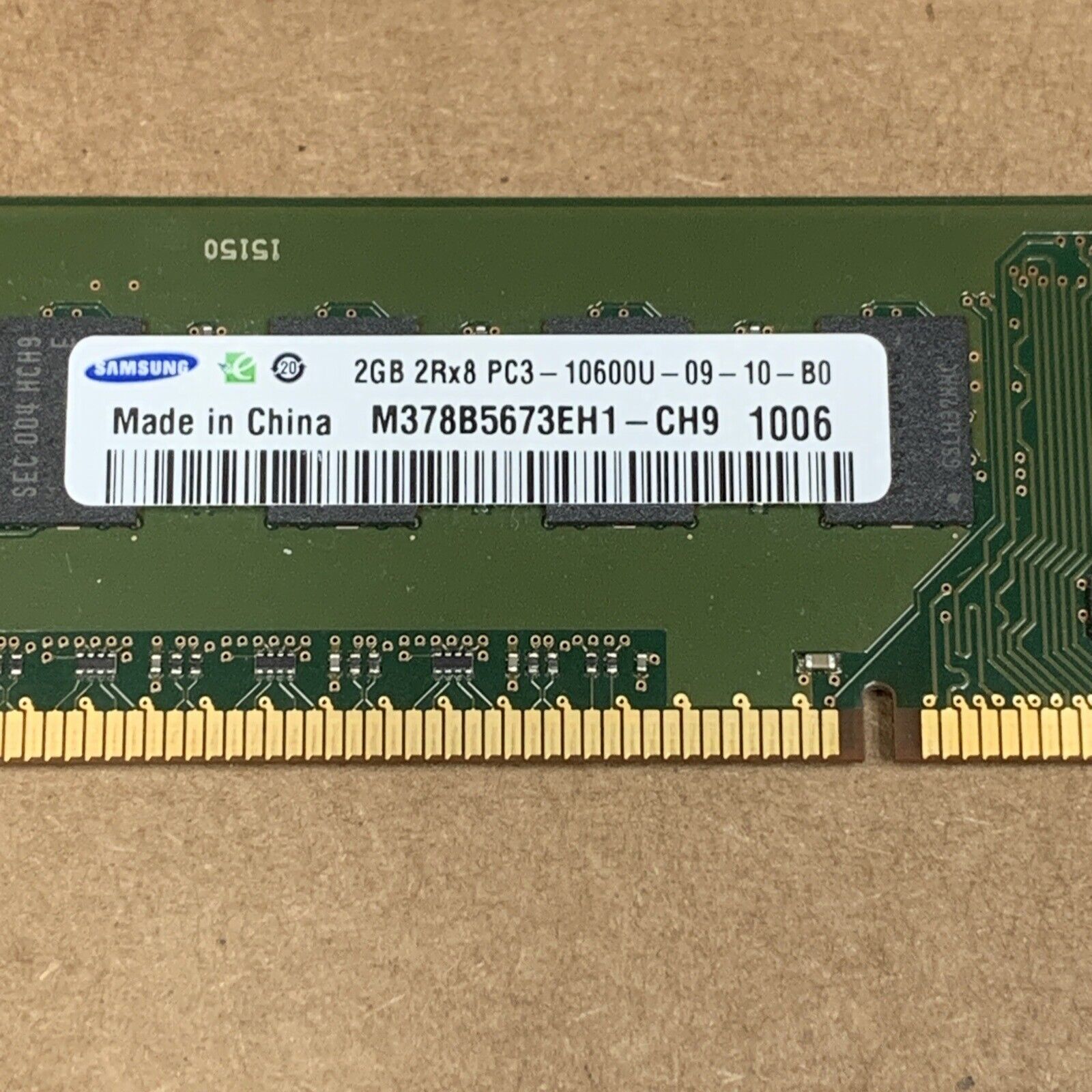 M378B5673EH1-CH9 Samsung 2gb DDR3 1333mhz PC3-10600U Desktop RAM Upgrade