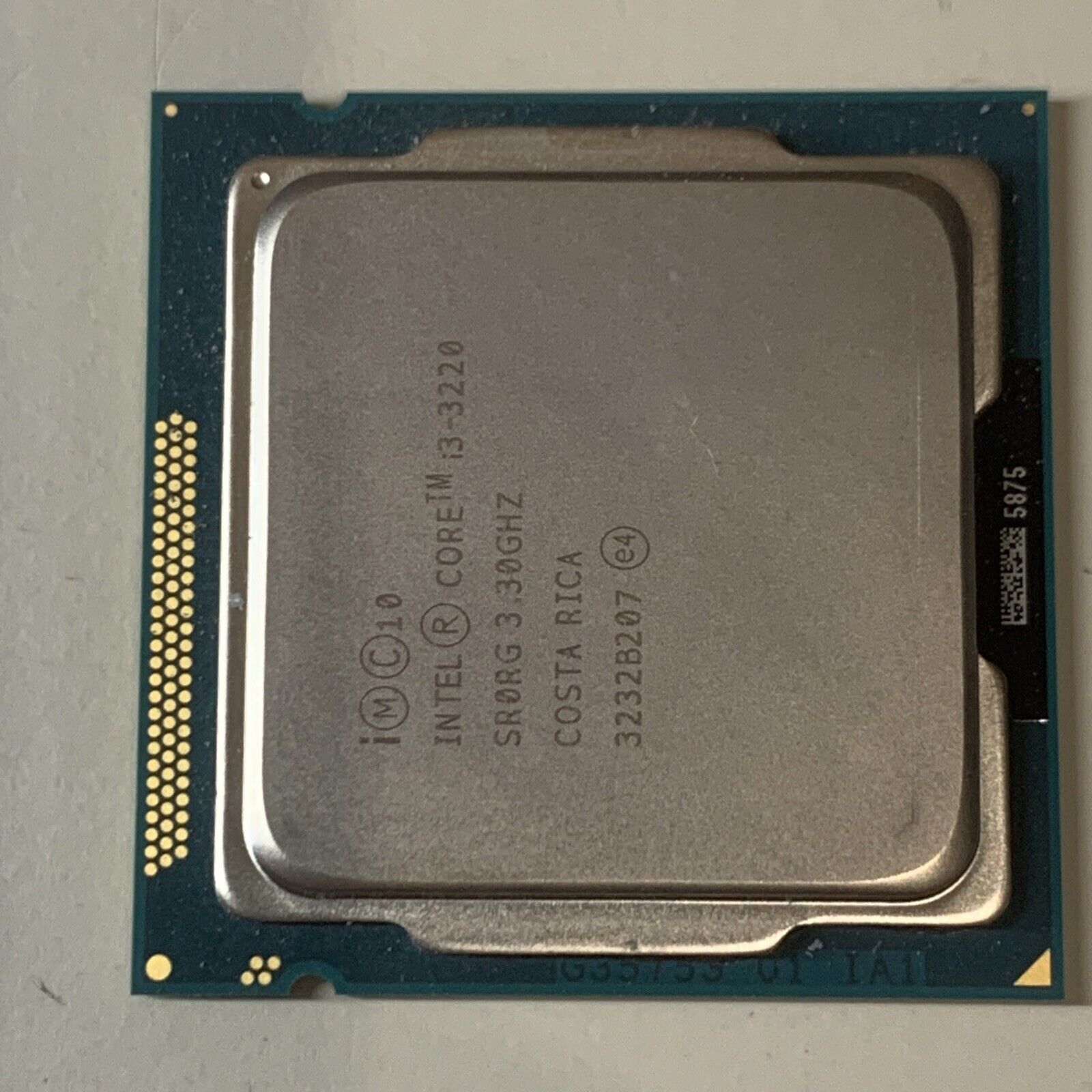 INTEL CORE i3-3220 SR0RG 3.3GHZ 3MB 5GT/s LGA1155 CPU PROCESSOR