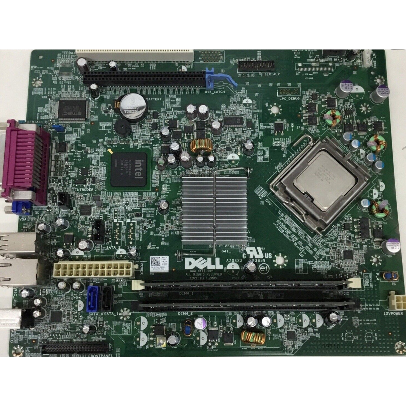 Genuine Dell Optiplex 380 SFF System Motherboard 1TKCC 01TKCC W/ CPU & Ram