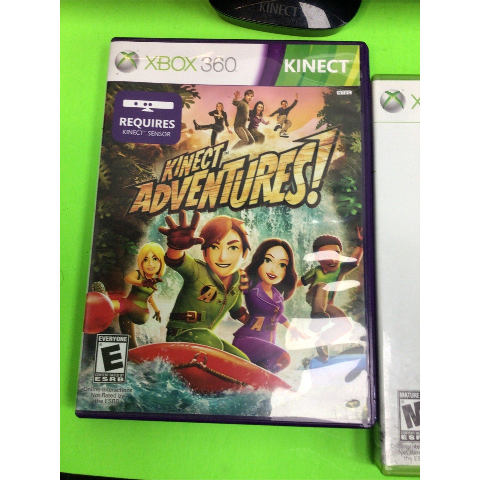 Microsoft Xbox 360 S 2GB Console Bundle With Kinect 2 Controllers 5 Games