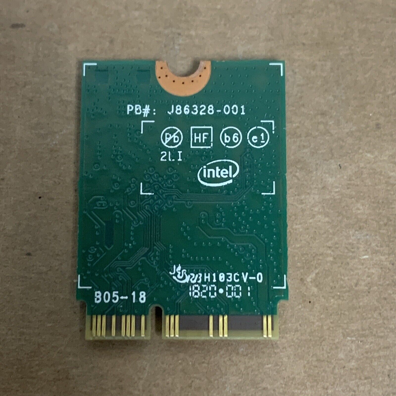 Intel AX201 802.11ac 2.4Gbps WiFi Bluetooth 5.2 AX201NGW.NV 01AX798