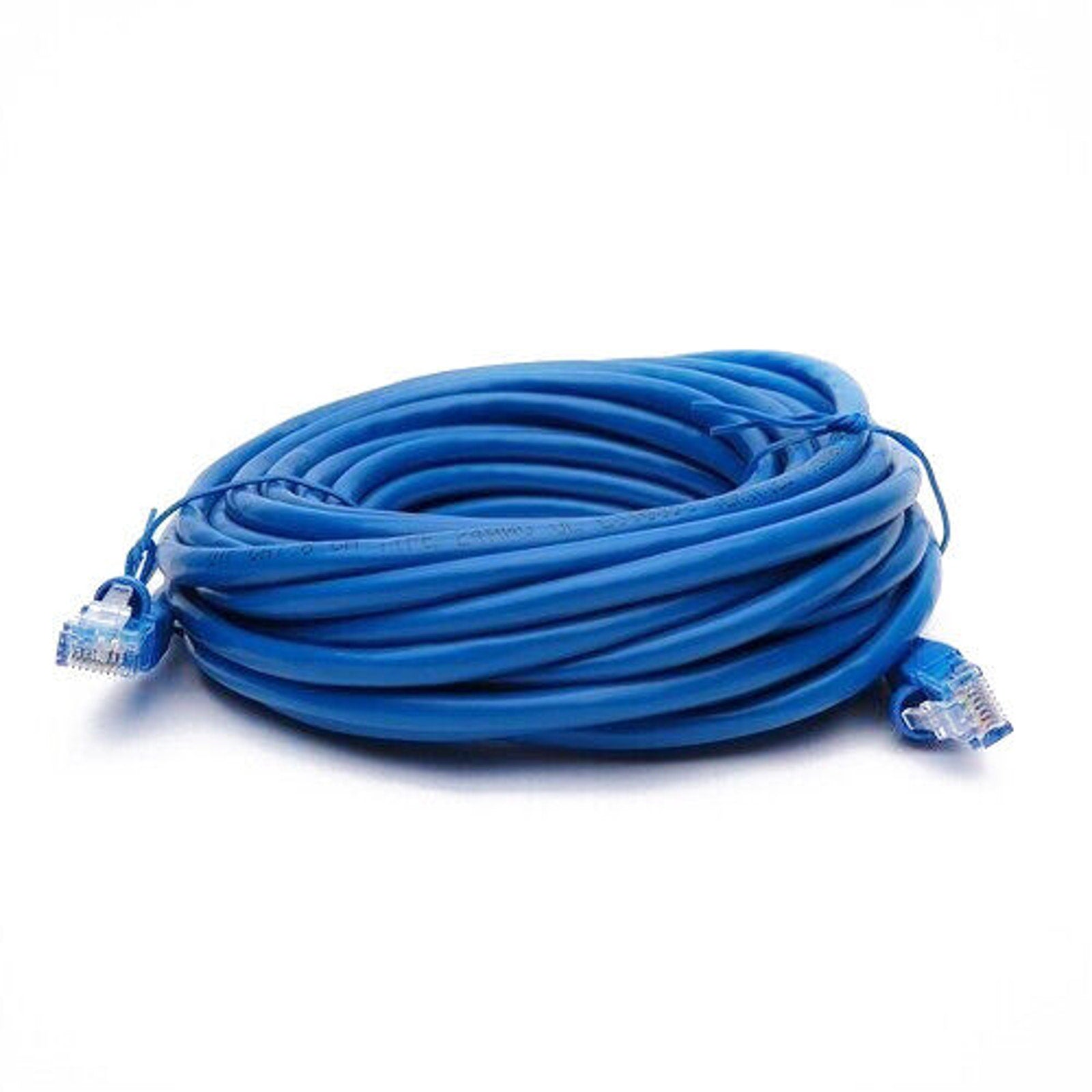 10 Pack of 50ft Cat5e RJ45 Ethernet Network Cable - Blue - 50 Feet