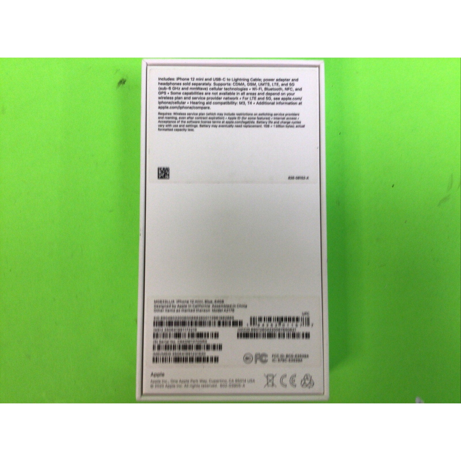 Empty Box for Apple iPhone 13 Retail Blue