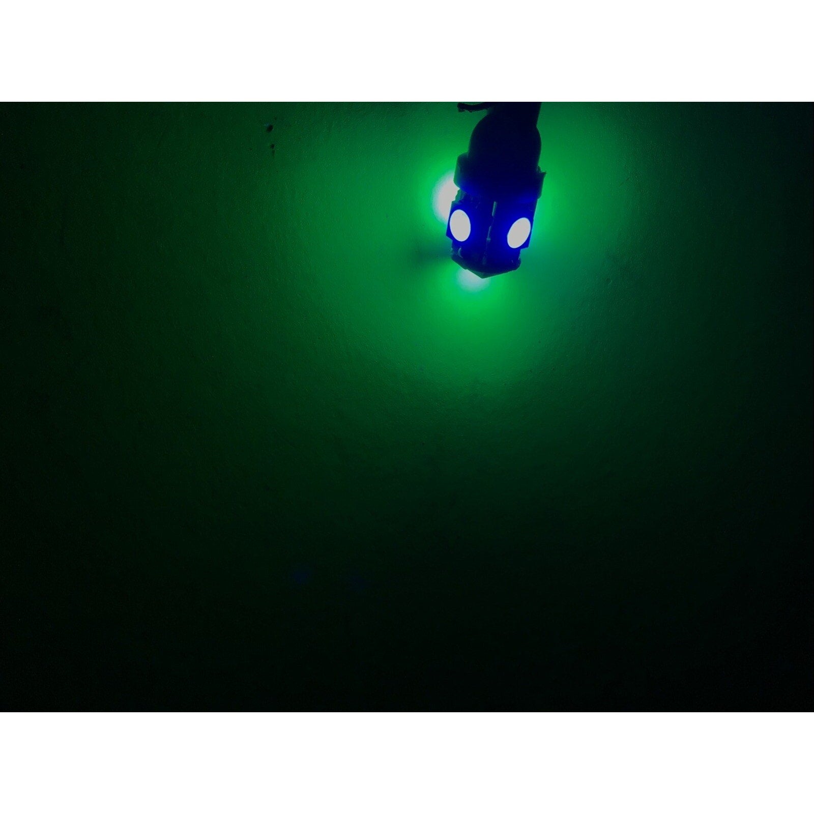 10x T10 5SMD 5050 Car LED Wedge Light Plate License Bulbs Blue