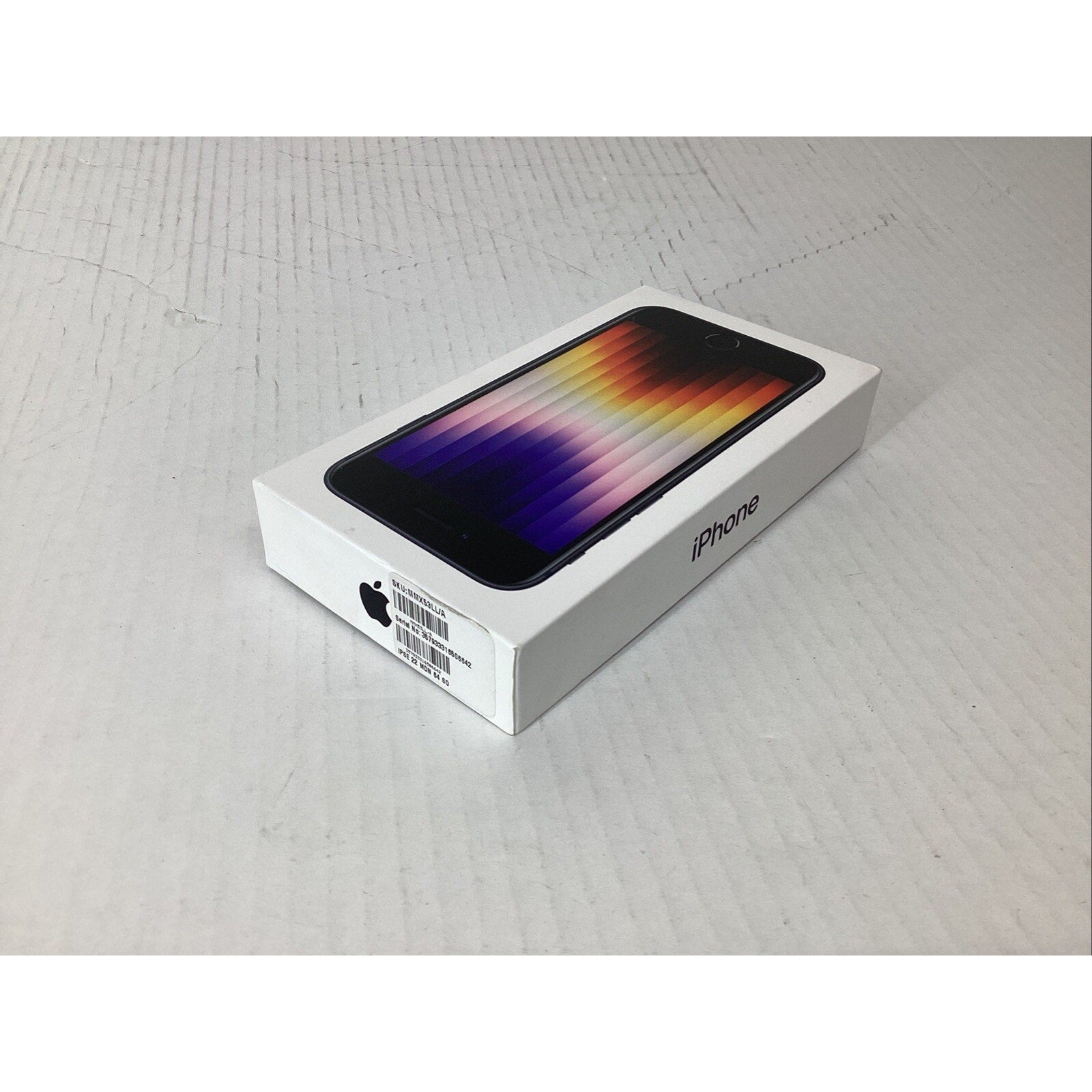 iPhone SE Midnight 64GB Empty Box 2022