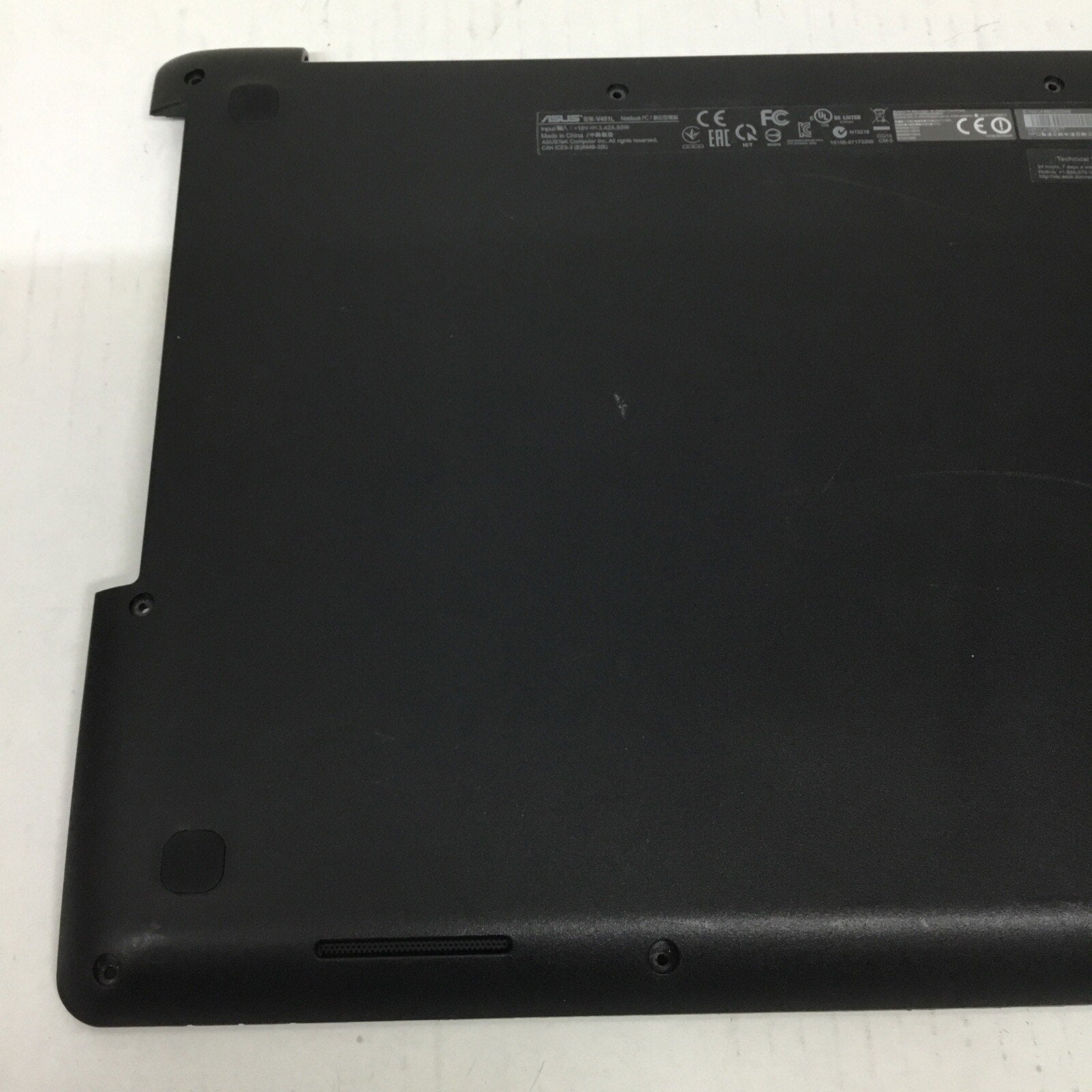 Original Asus V451L 14" Matte Black Base Case Cover - 13NB02U1AP0301