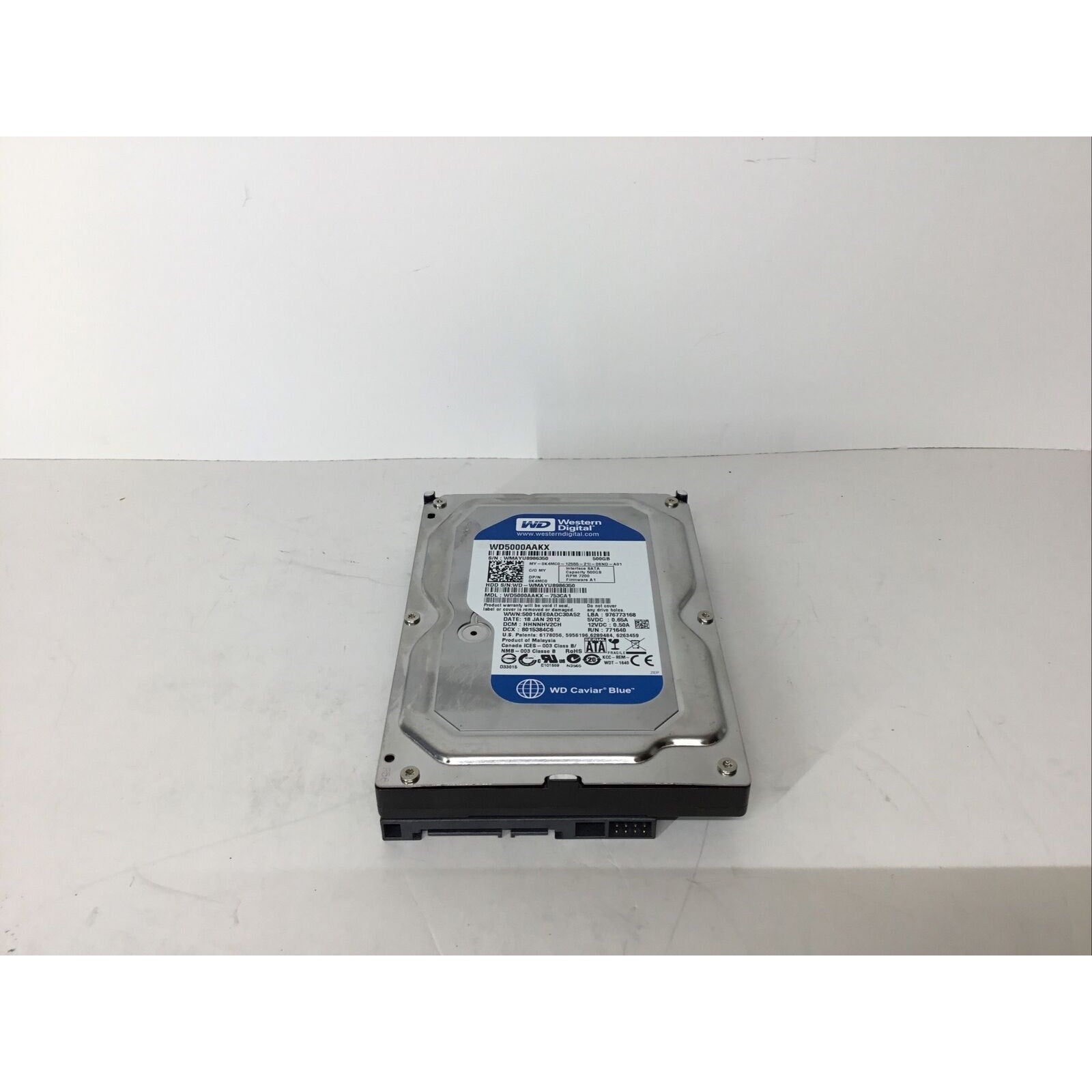 Western Digital WD5000AAKX 500GB 7200RPM 3.5in SATA Hard Drive WD Caviar Blue