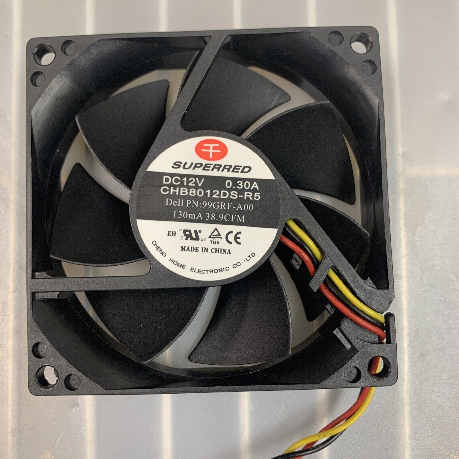 SUPERRED CHB8012DS-R5 99GRF-A00 Internal Chassis cooling fan 80x80x20 FOR DELL