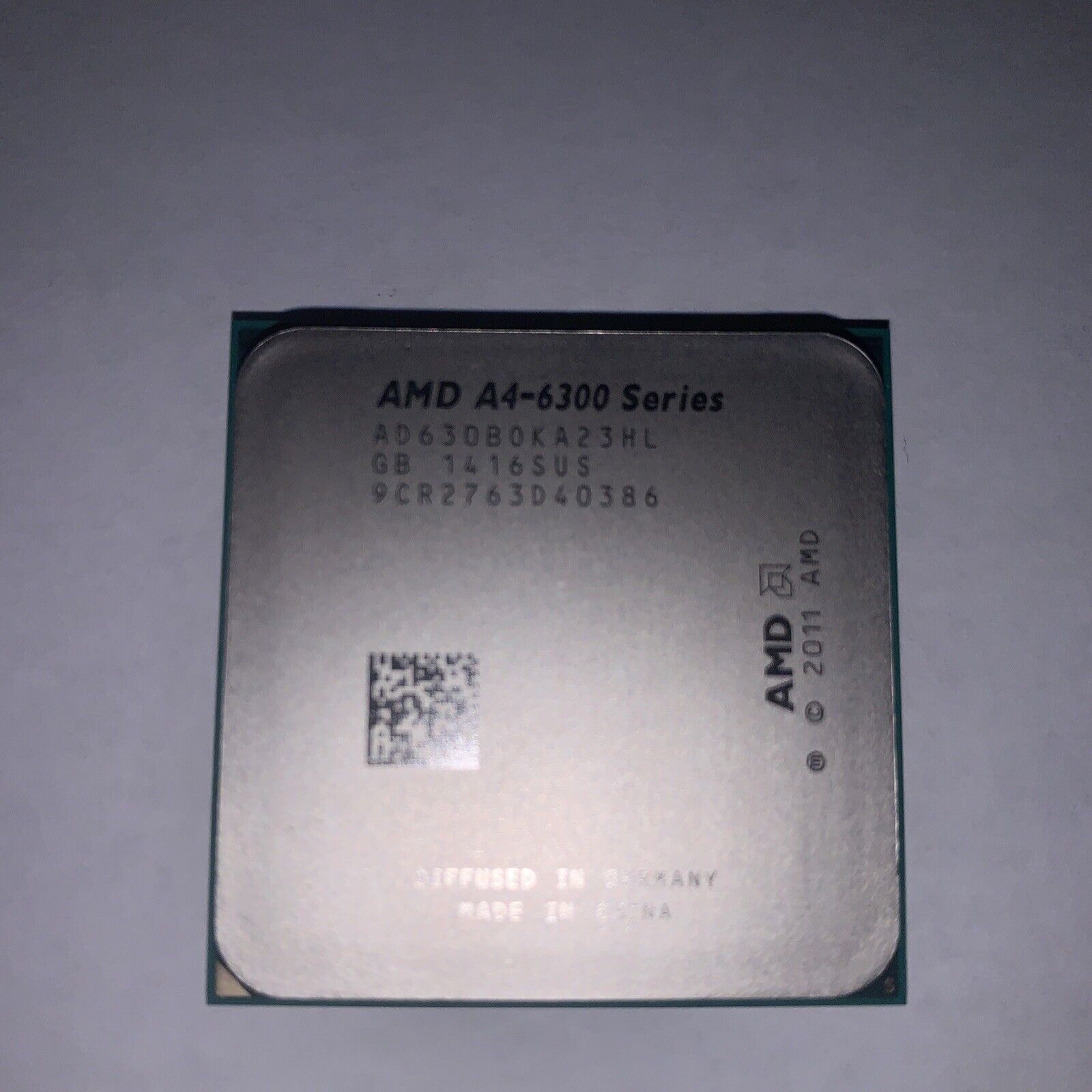 AMD A4-6300 Series 3.70 GHz Dual Core Processor AD630B0KA23HL