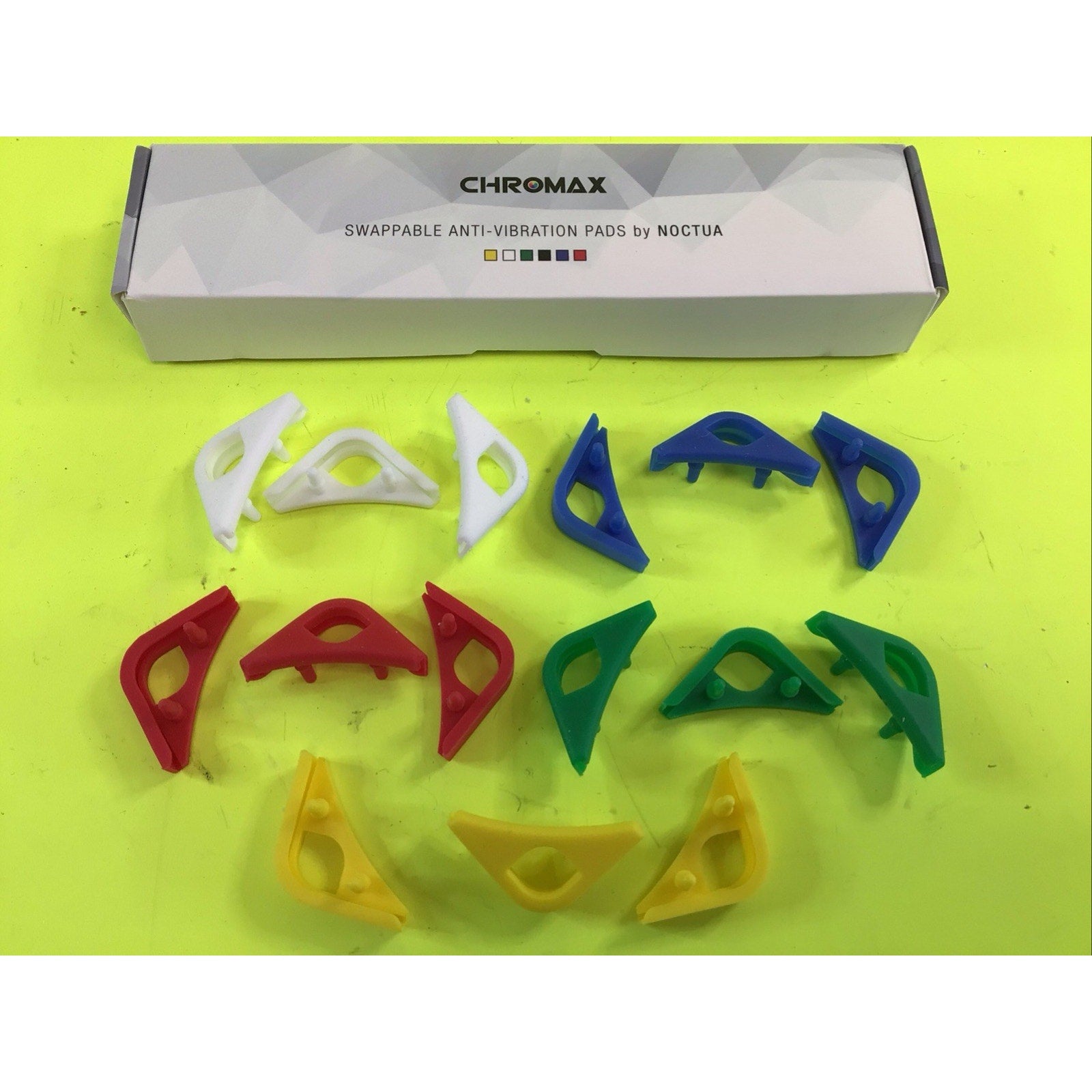15 Pack of Noctua Chromax Anti Vibration Pads Multi Color