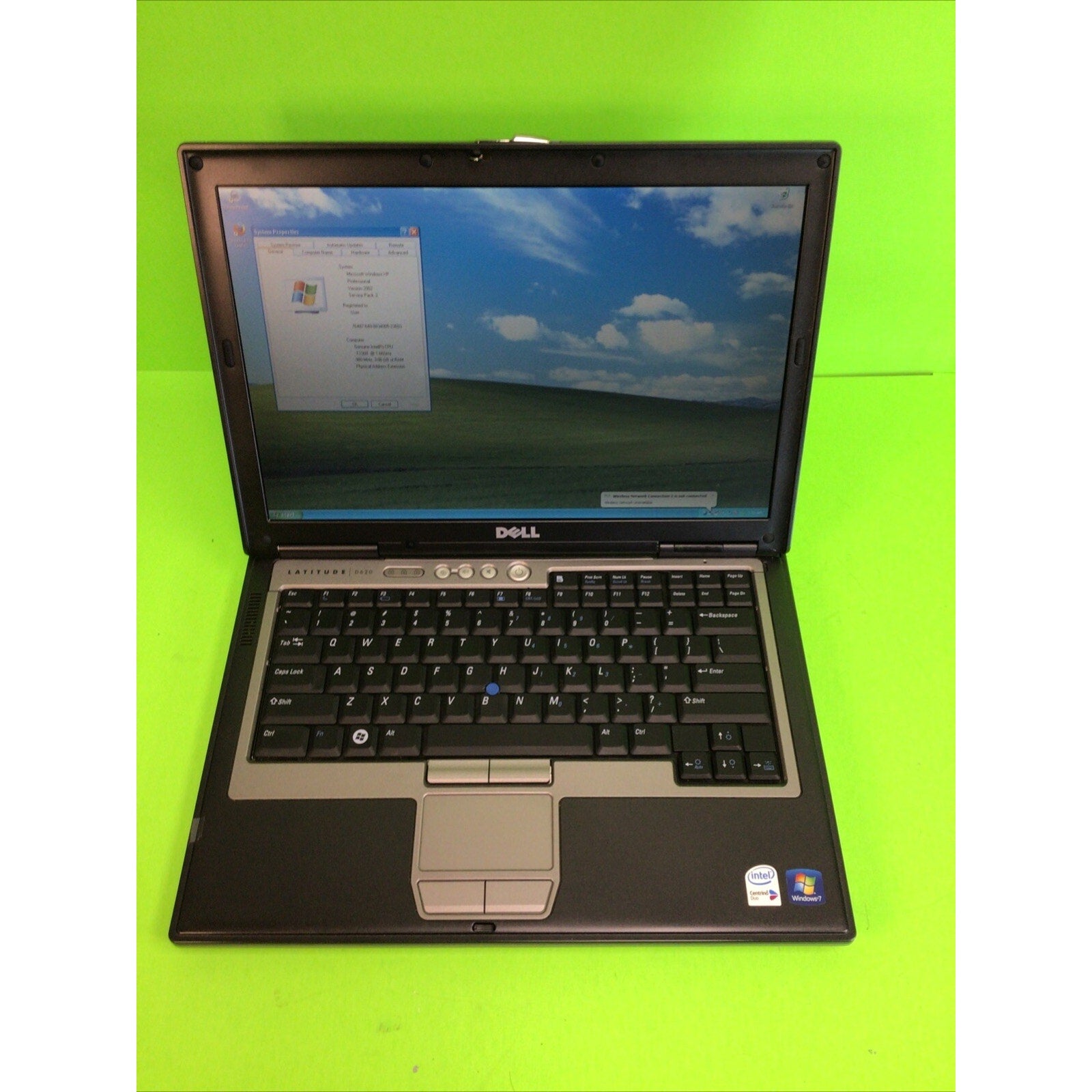 Dell Latitude D620 4GB RAM 240GB SSD Windows XP Pro SP3 WiFi Serial port DVD/CD