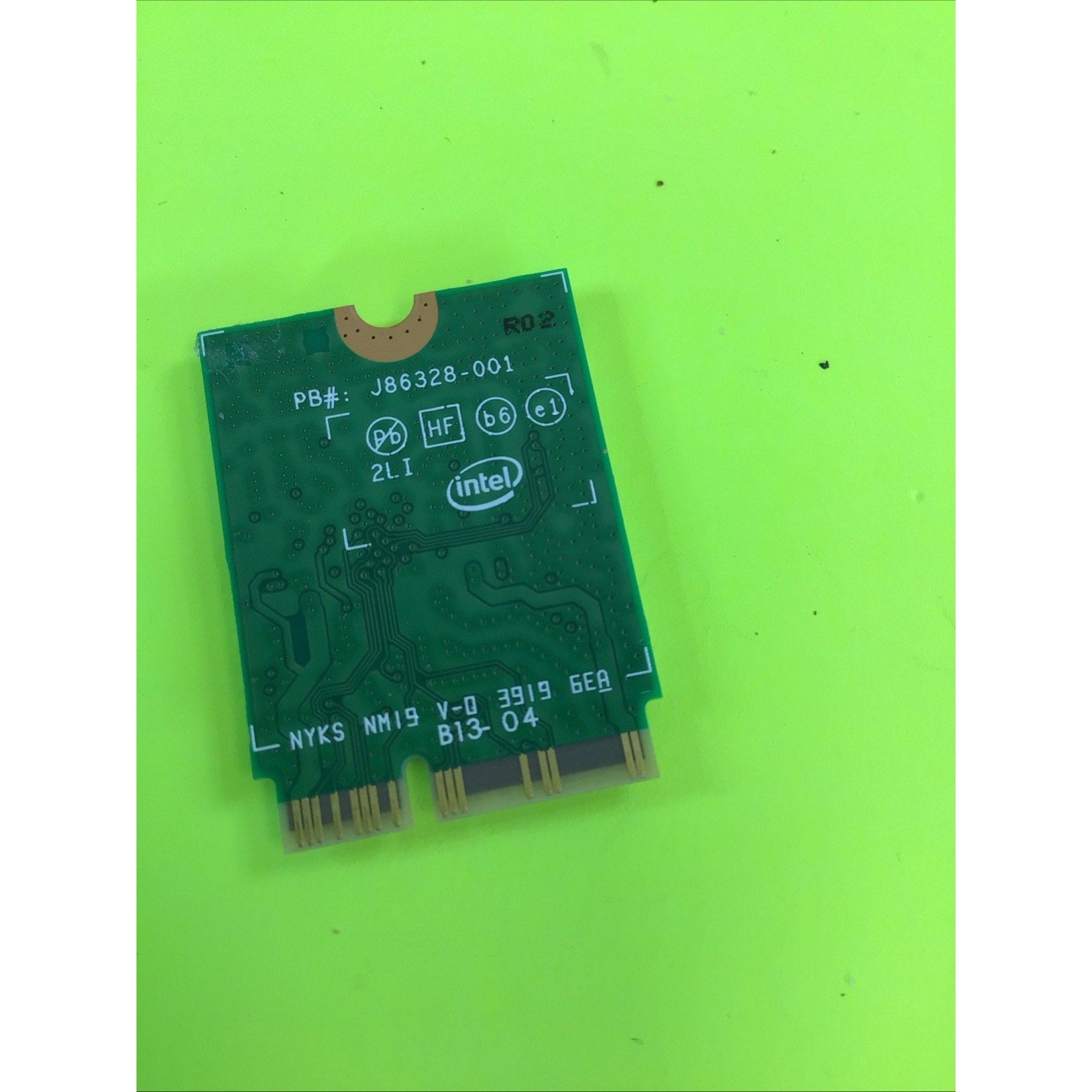 Lenovo ThinkPad WIFI Module Intel AX201NGW Wi-Fi 6 802.11ax 2.4/5.0 GHz