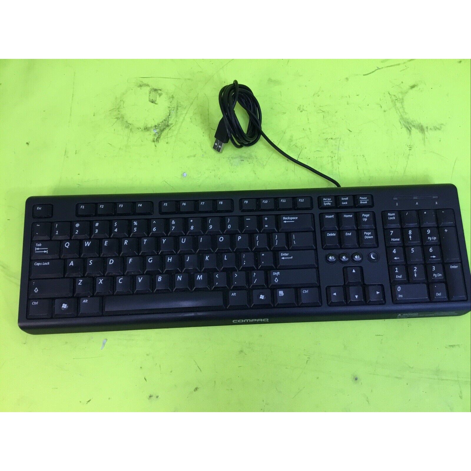 COMPAQ Wired USB Classic Slim Keyboard - 505130-371