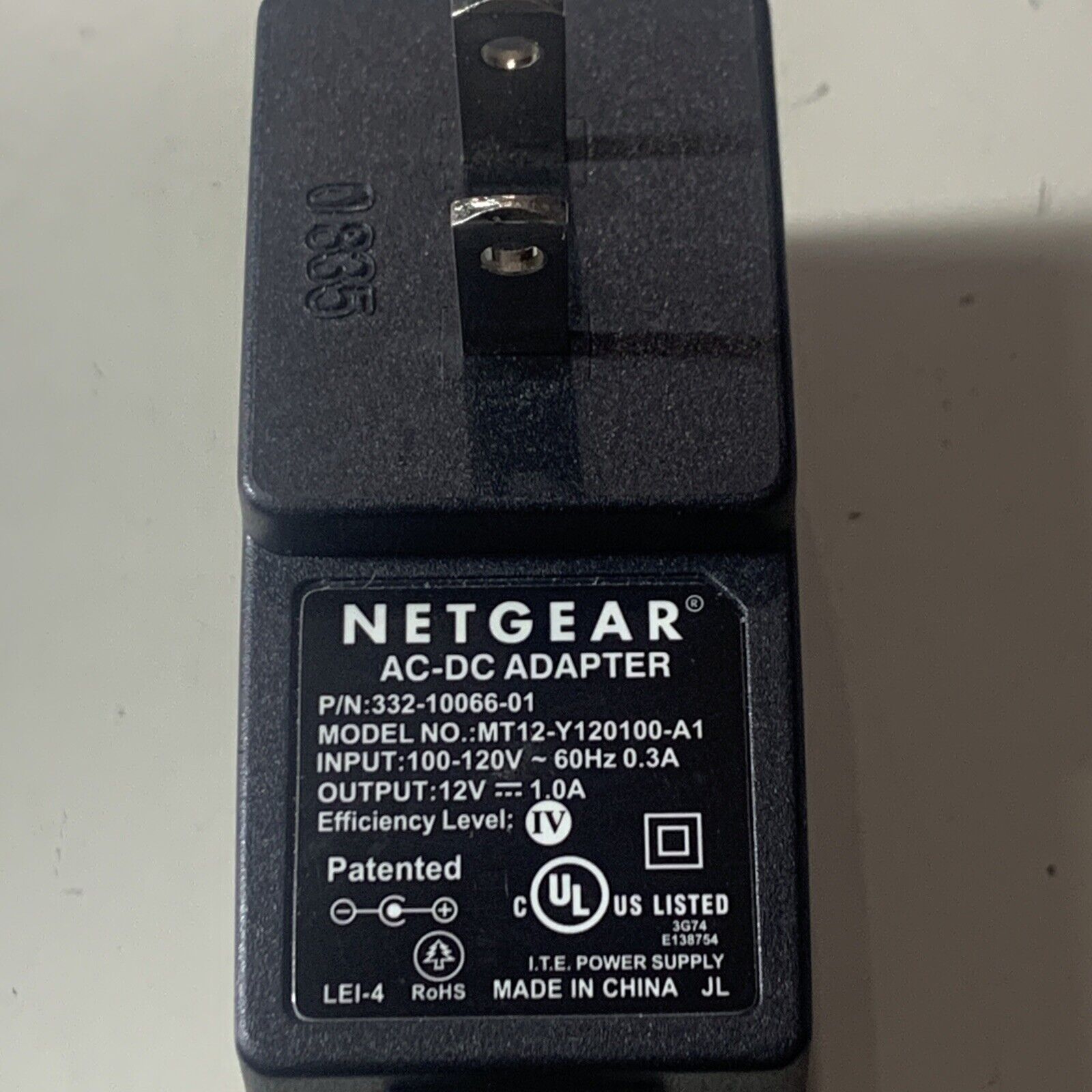 Netgear 332-10066-01 MT12-Y120100-A1 AC-DC Adapter Power Supply OEM