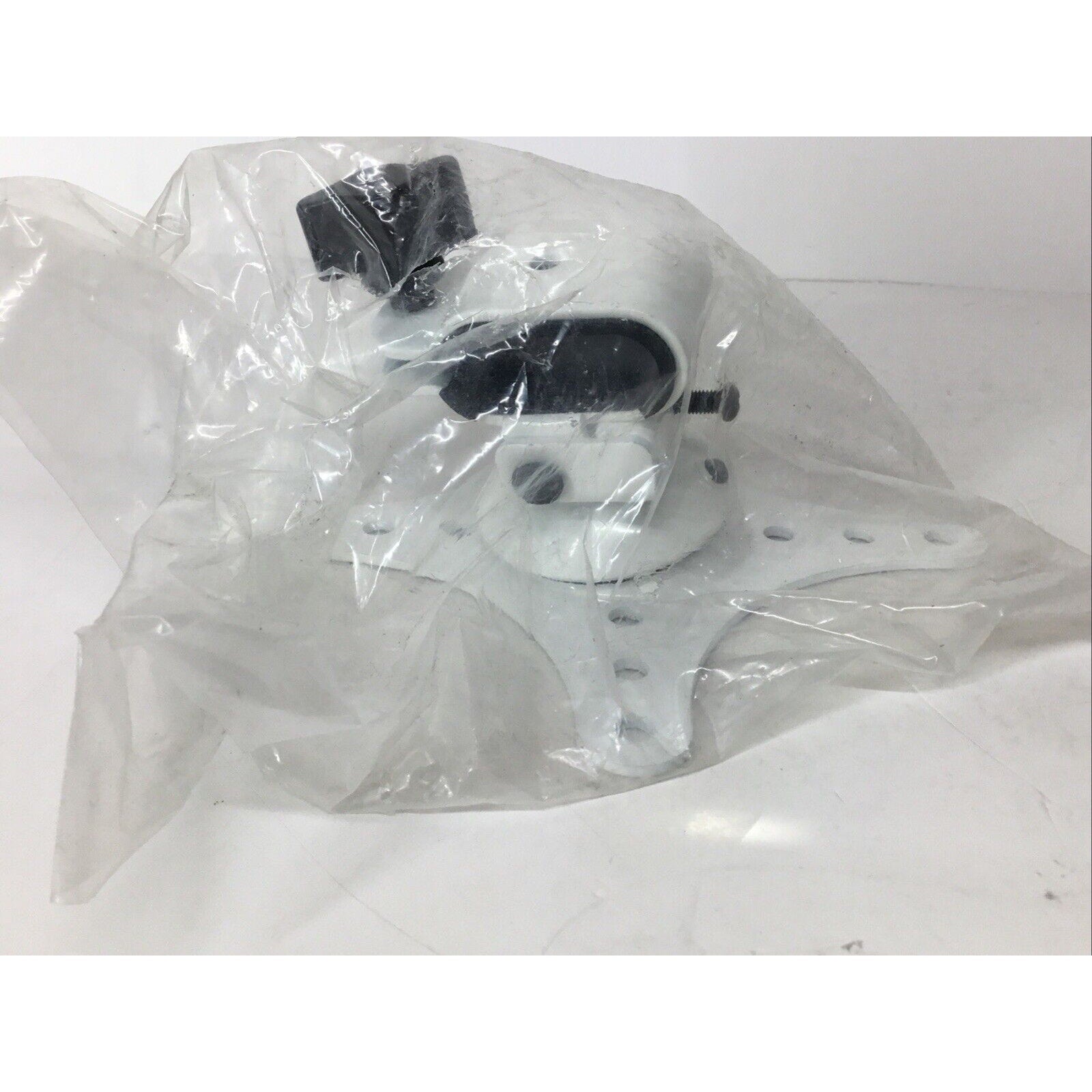 MonMount Clamp Style Tilt Monitor VESA Mount Bracket - White