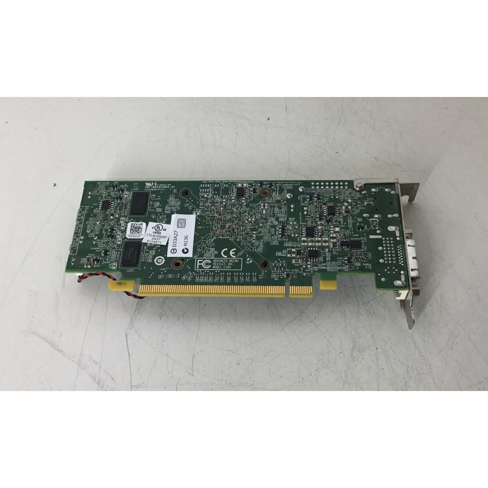 Dell AMD Radeon HD 6450 1GB GDDR3 DVI Video Card 00WH7F 0WH7F