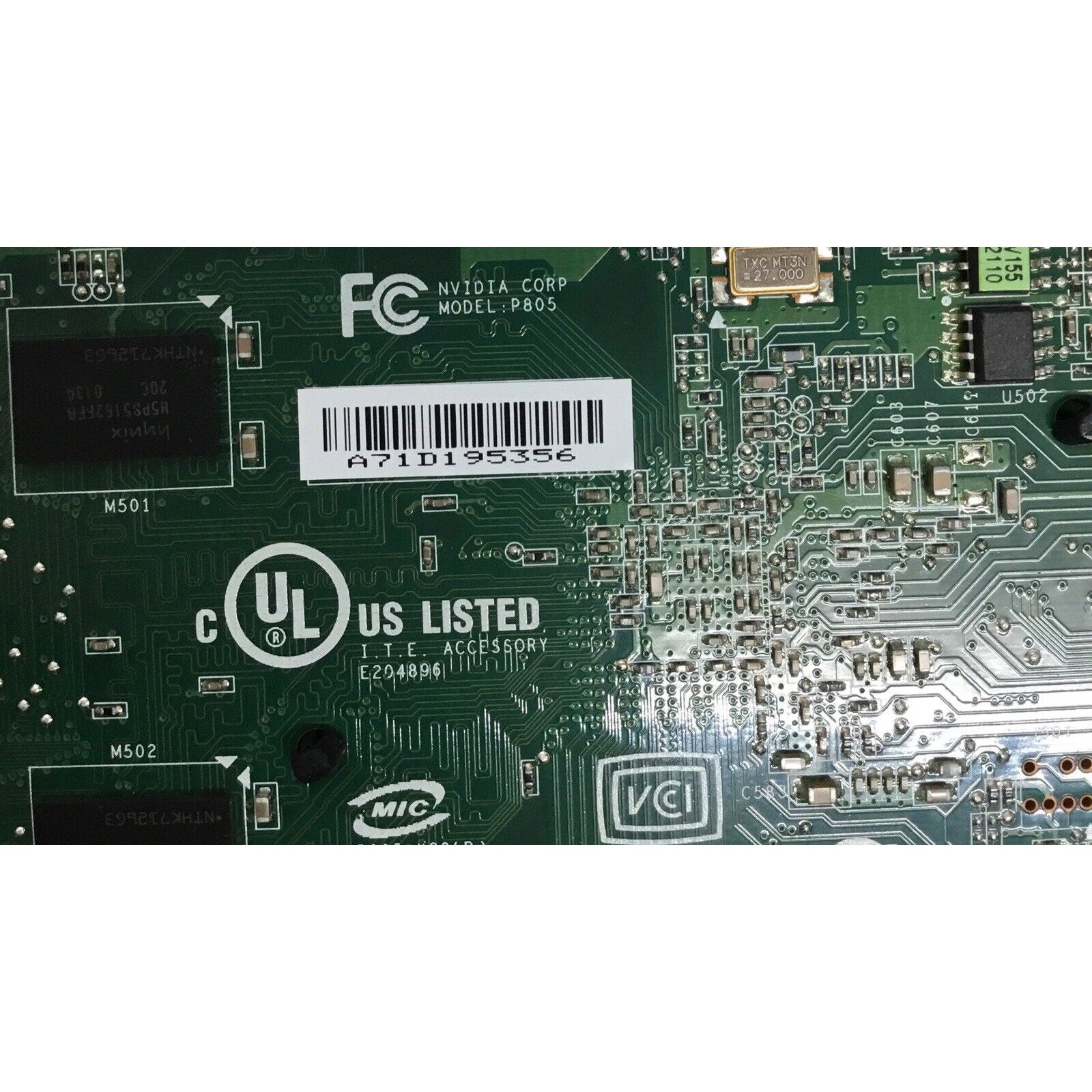 Nvidia N751G PCIe Video Card 9300 256MB CN-0N751G Optiplex 380 P805