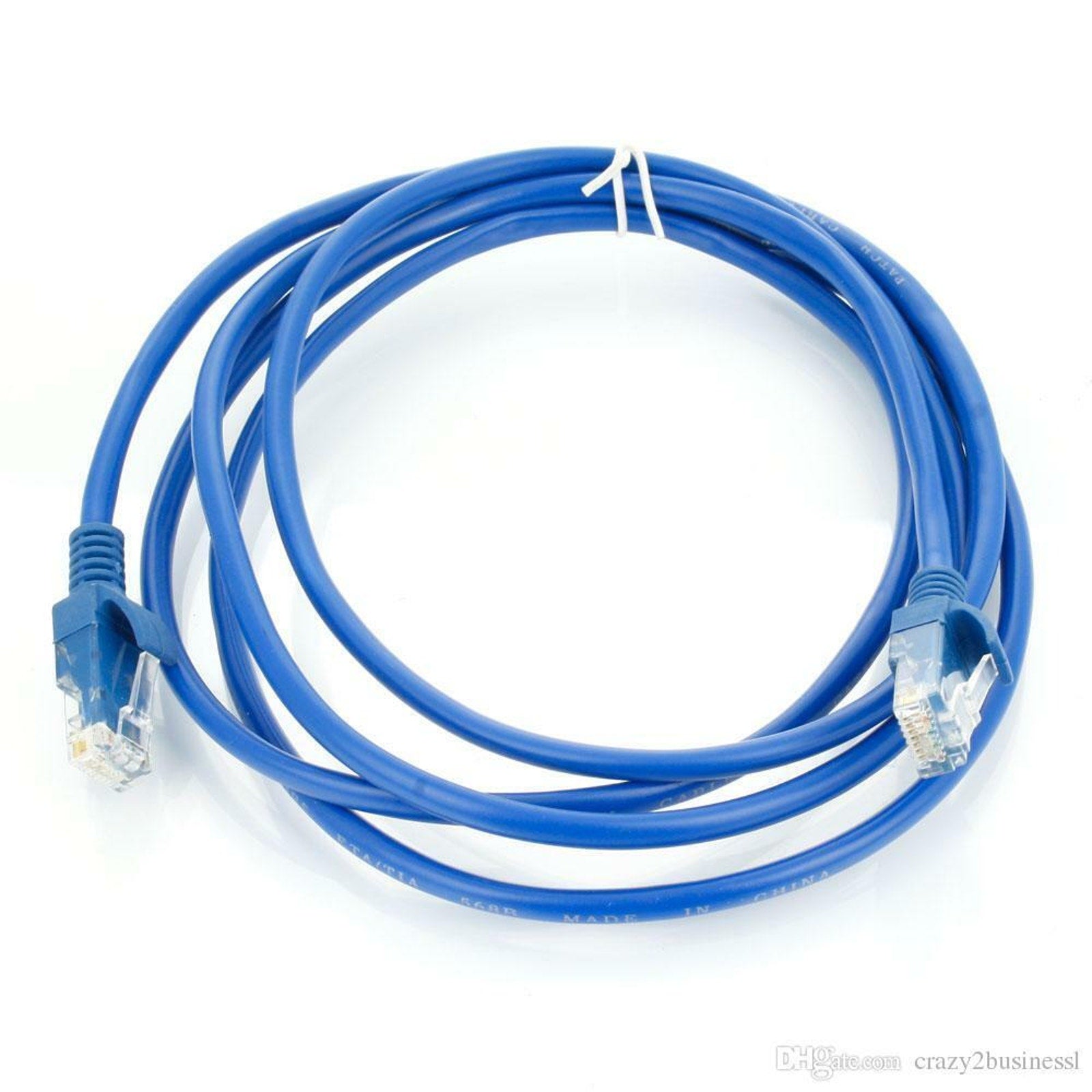 6ft Cat5e RJ45 Ethernet Network Cable - BLUE - 6 Feet