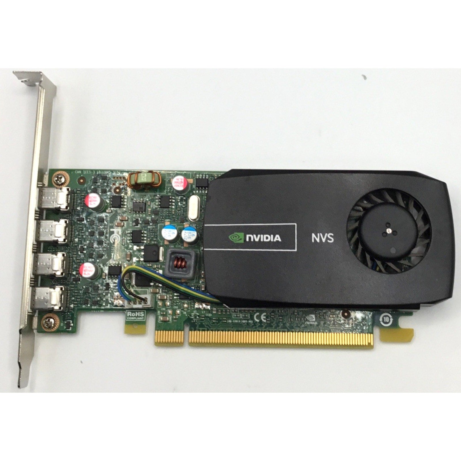 HP Nvidia NVS 510 GDDR3 2GB PCIe 4x Mini DP Graphics Card 721795-001 700101-002