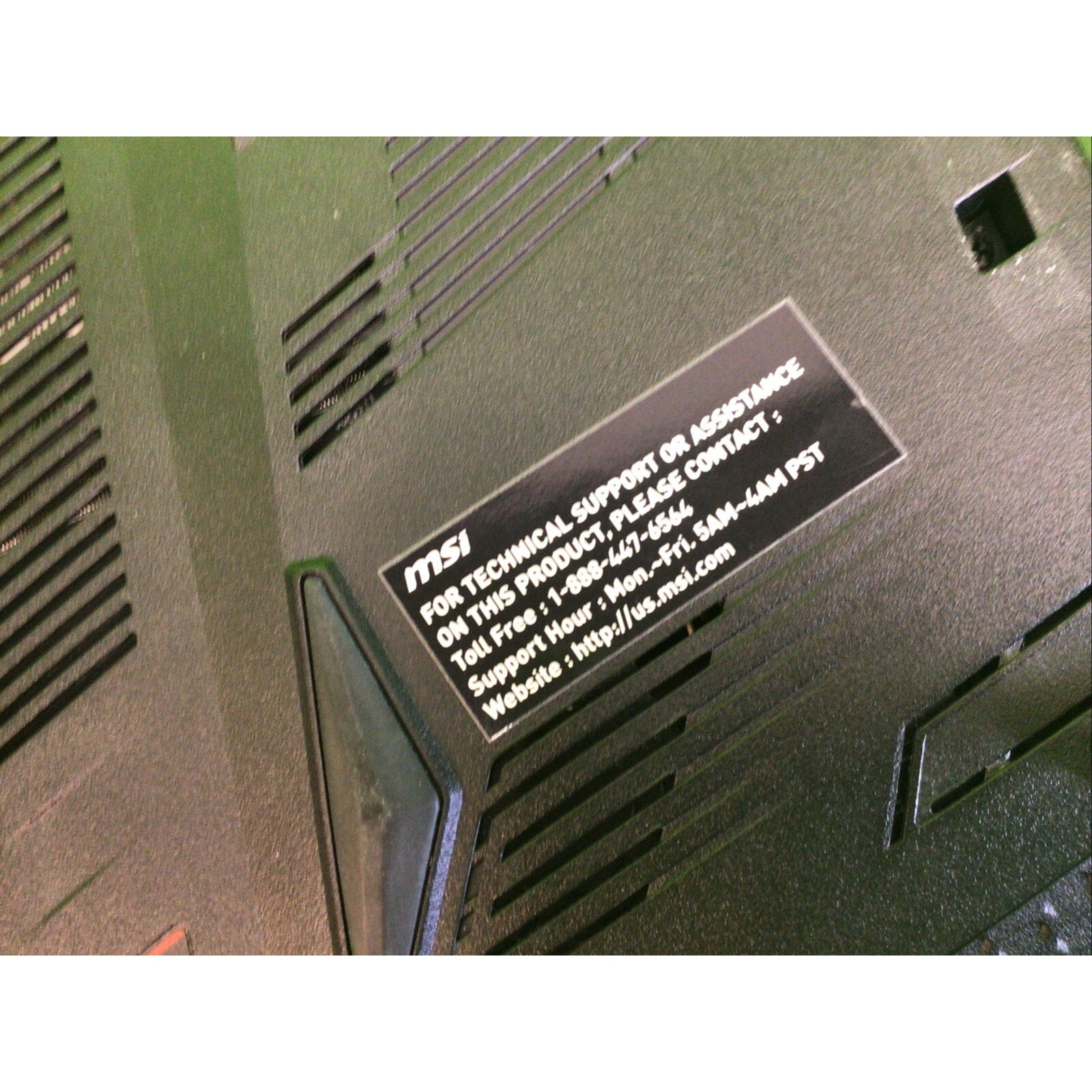 MSI GL63 8RC Gaming Laptop Core i5-8300H 24GB DDR4 RAM 240GB SSD+500GB HDD