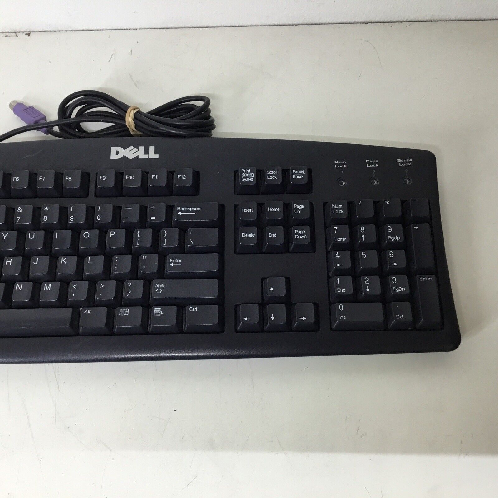 Dell SK-8110 PS/2 Wired Keyboard 07N242 7N242 Untested