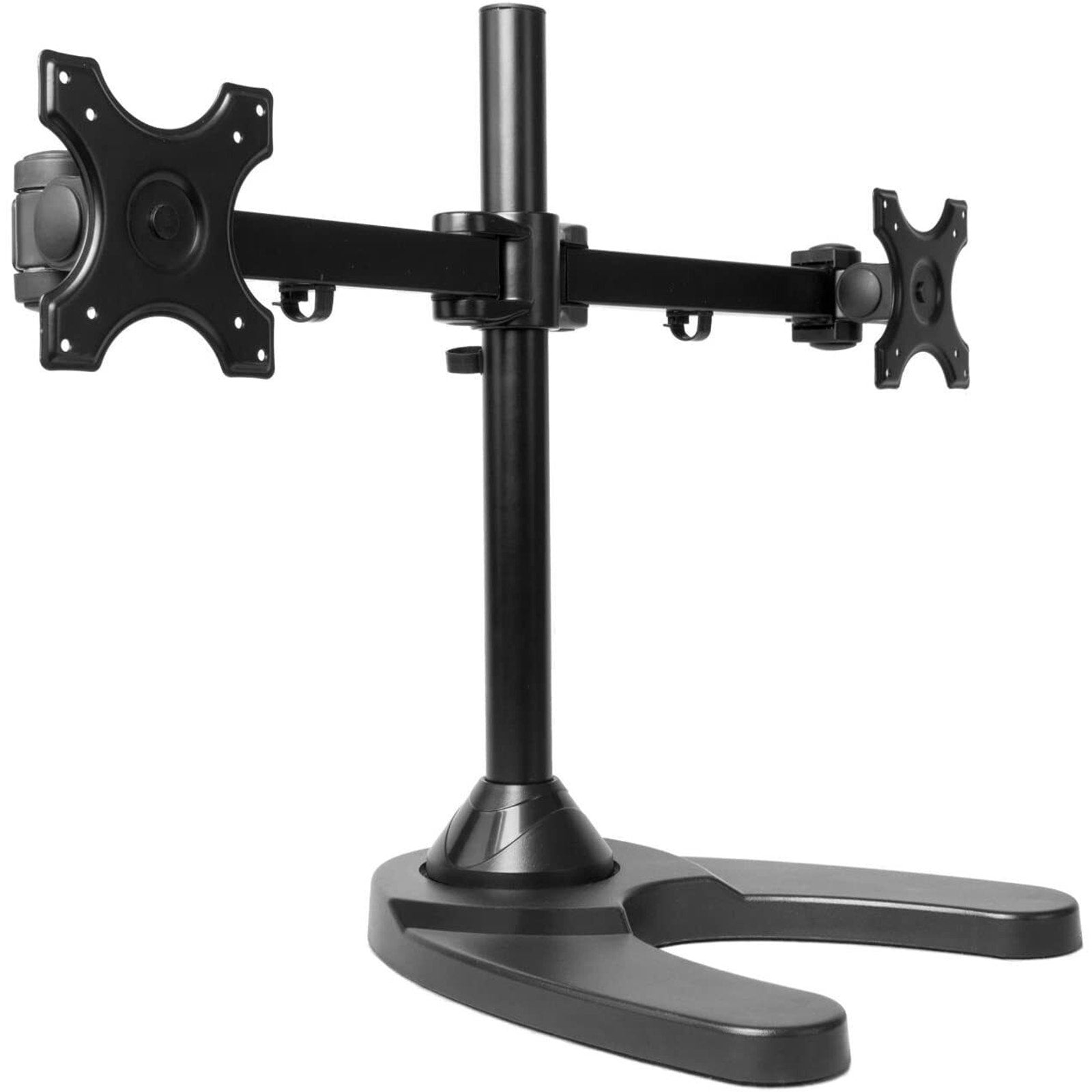 Dual Freestanding Monitor Stand Holds Monitors up to 24" - Standard Mount