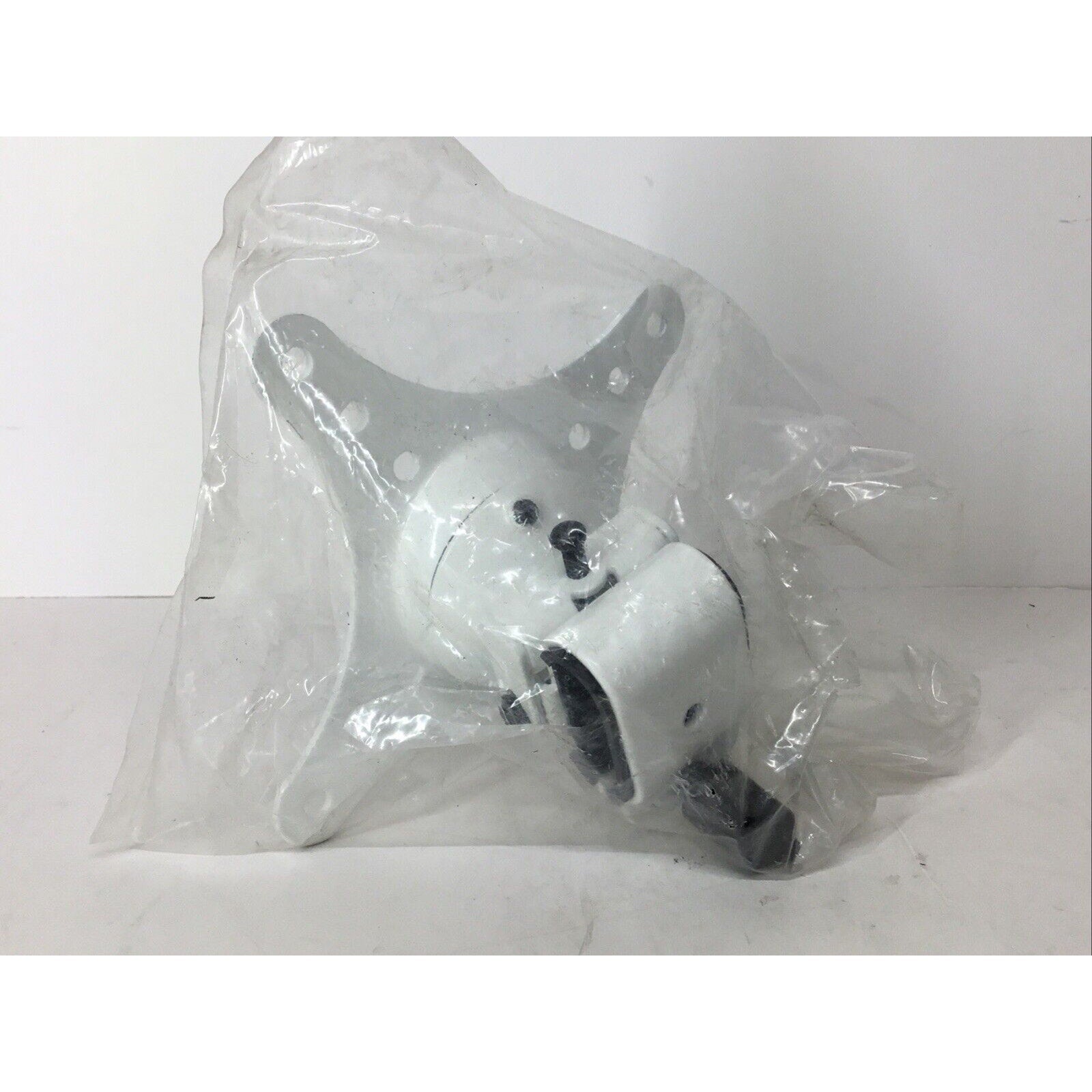 MonMount Clamp Style Tilt Monitor VESA Mount Bracket - White