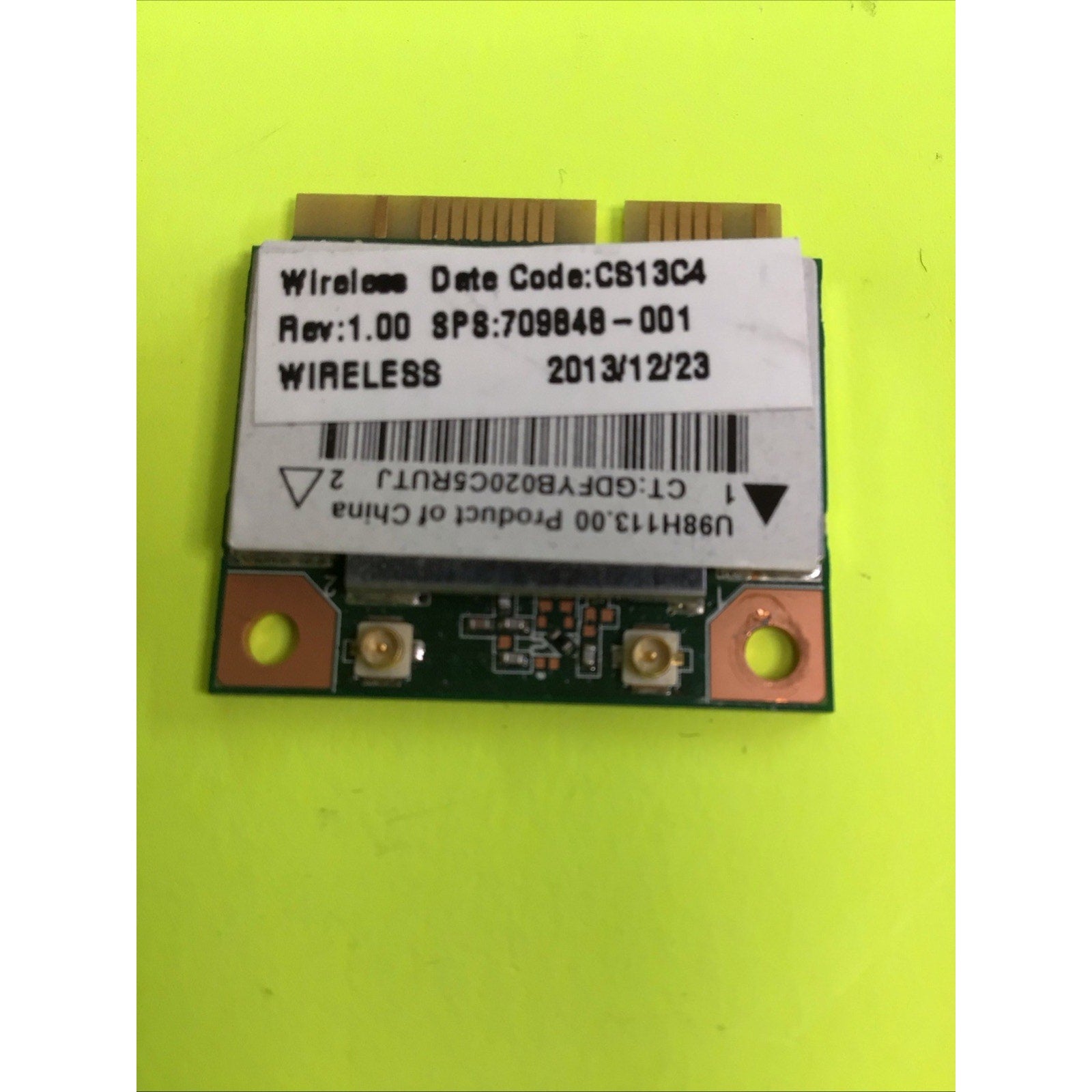 HP 709848-001 Realtek RTL8188EE 802.11n Mini PCI Express Wireless Card