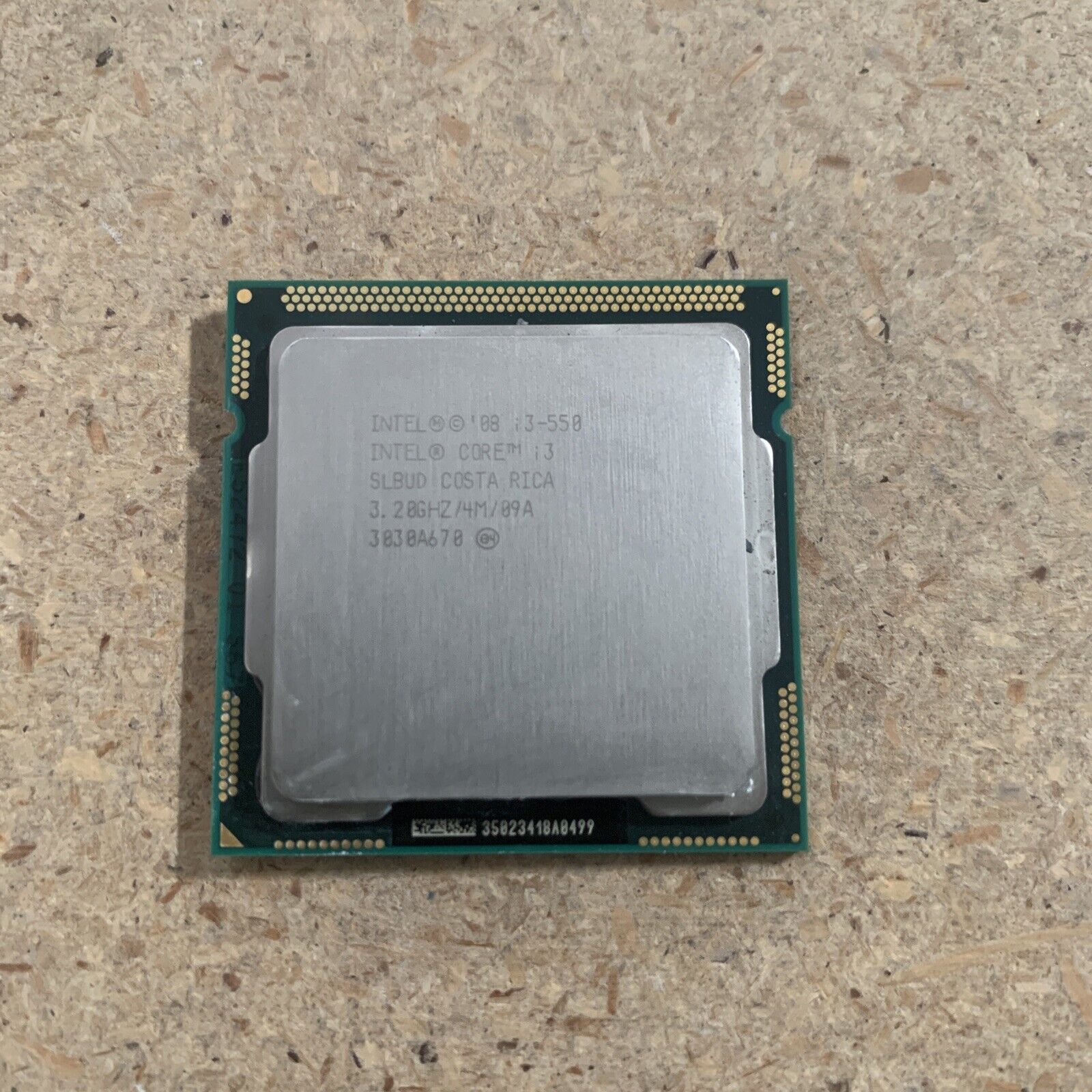 Intel Core i3-550 3.2GHz 4MB 2.5GT/s SLBUD LGA1156 Desktop CPU Processor