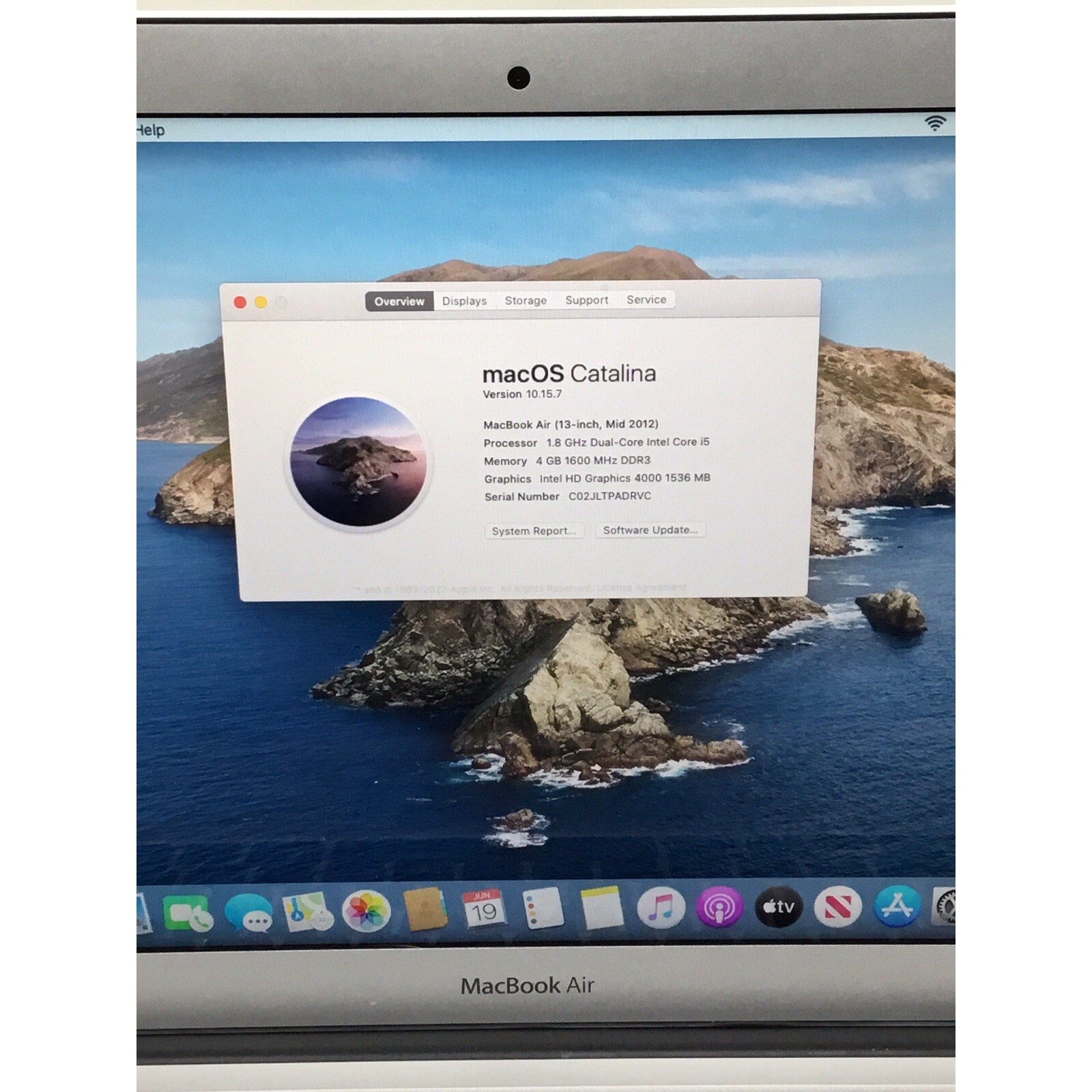 Lot of 2 MacBook Air A1466 Laptops i5 1.4GHz 4GB Ram For Parts READ DESC