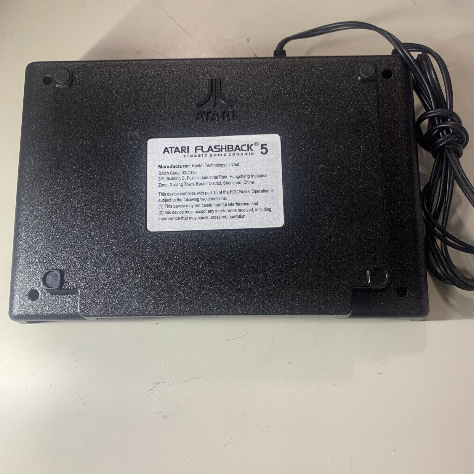 Atari Flashback 5 Classic Game Console w/ 2 Controllers - No Power Cable