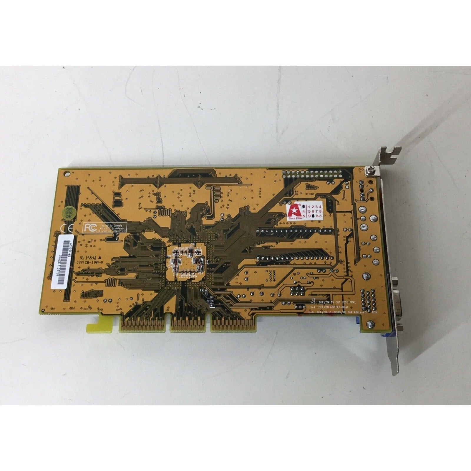 EliteGroup Computer Systems SiS 315 AG315P-64 64MB AGP Video Graphics Card V1.1