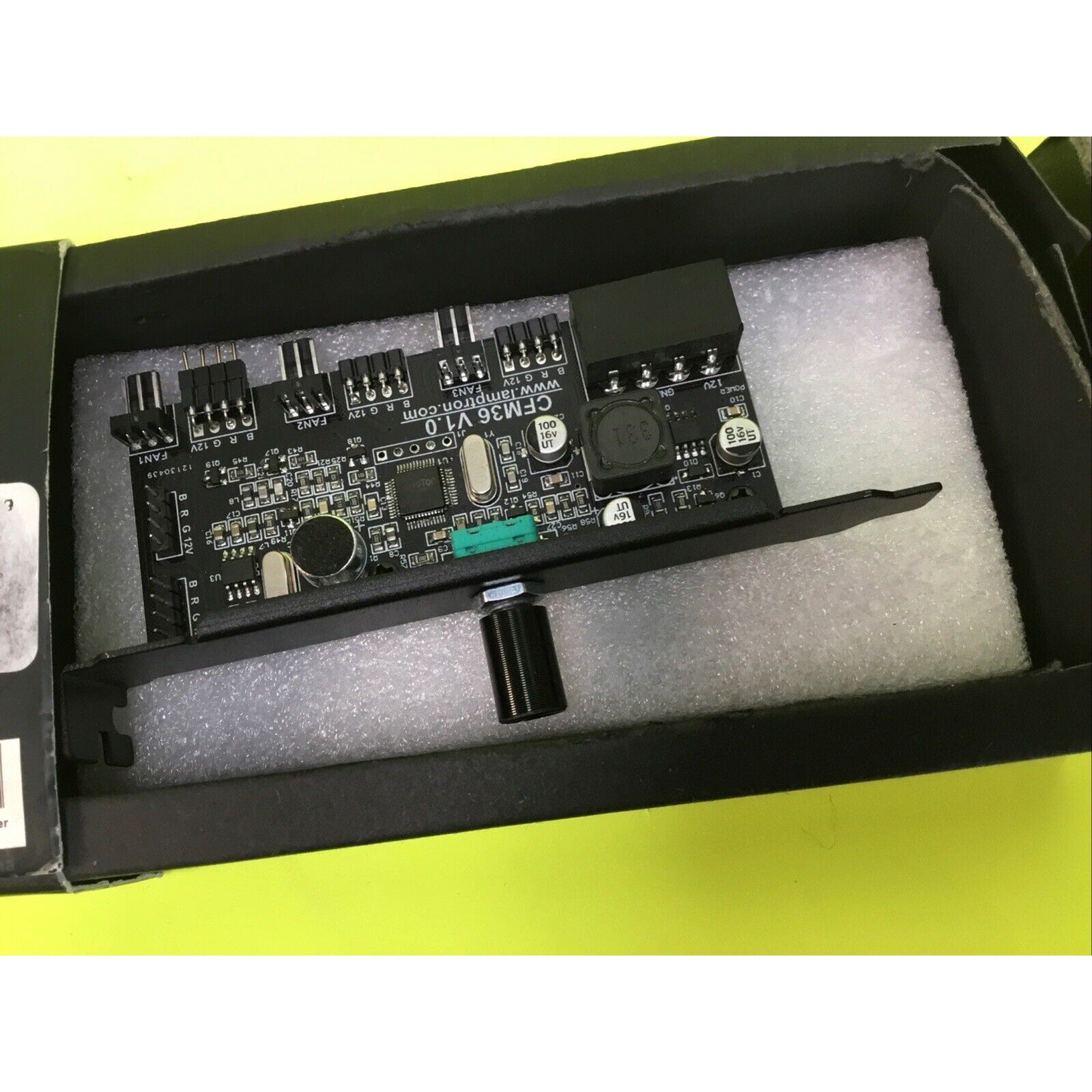 Lamptron CFM36 Fan & RGB Lighting Controller w/ REMOTE CONTROL - 30W Per Channel