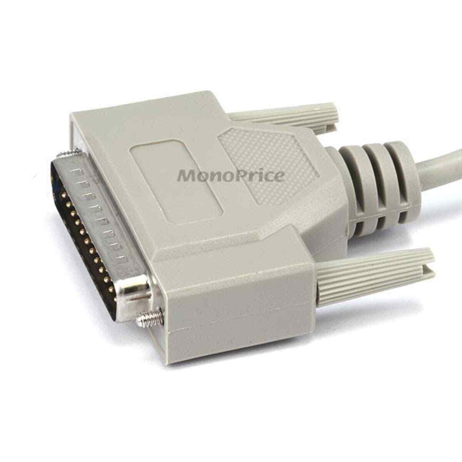 10ft DB9-Female / DB25-Male Molded Cable - 10 Feet