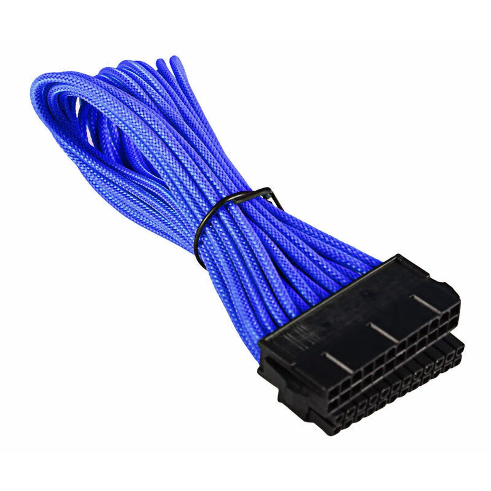 24 Pin ATX Power Extension Cable - 300mm / 11.8-inches - Braided - Blue Color