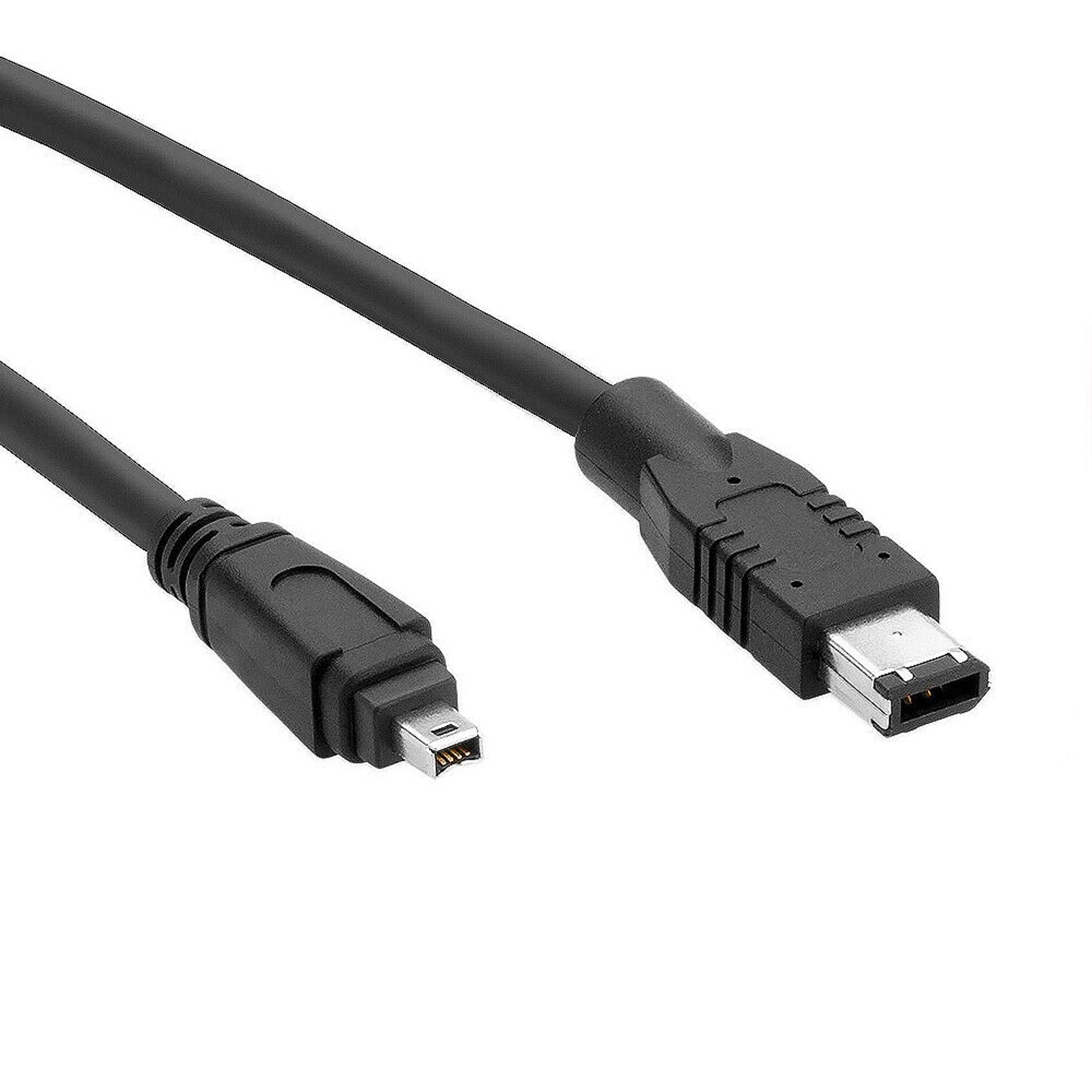 10 Pack of 6ft 6-pin to 4-pin Firewire IEEE 1394A Cable - 6 Feet