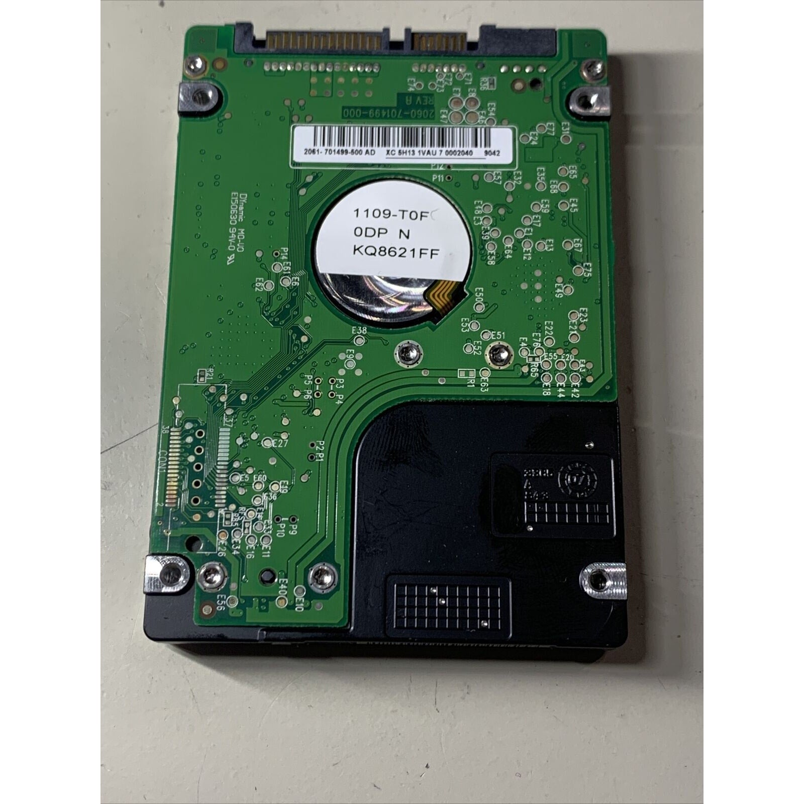 WD WD3200BEVT-75ZCT1 320GB SATA 2.5” Hard Drive 0WU082 2060-701499-000