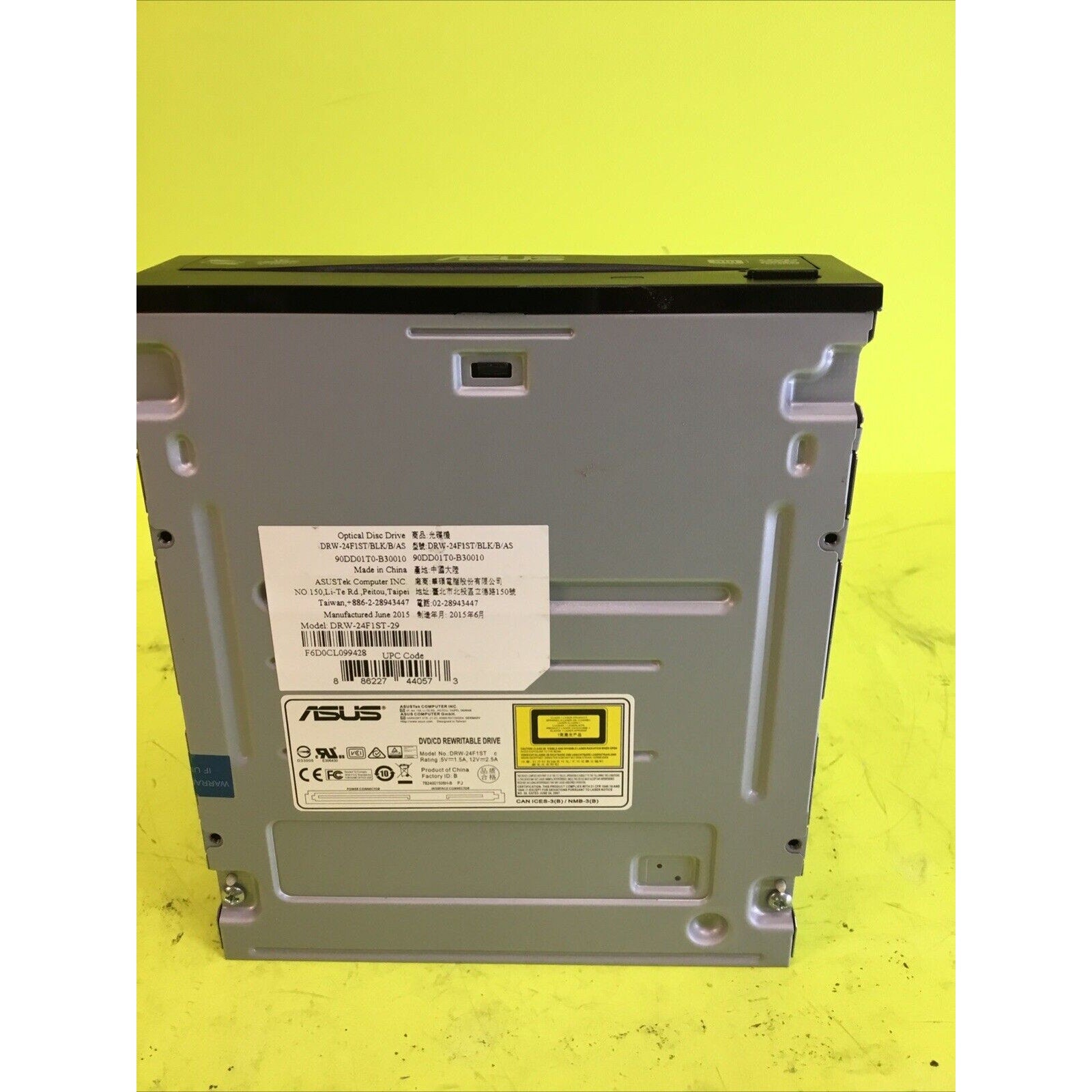 ASUS DRW-24F1ST/BLK/B/AS 24X SATA DVD WRITER Drive DRW-24F1ST