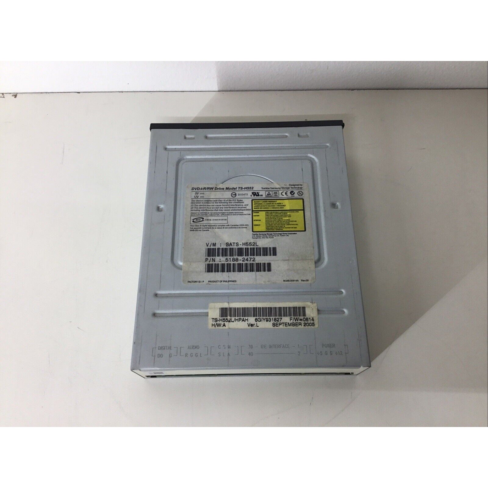 Desktop DVD+R/RW Drive Model TS-H552 5188-2472