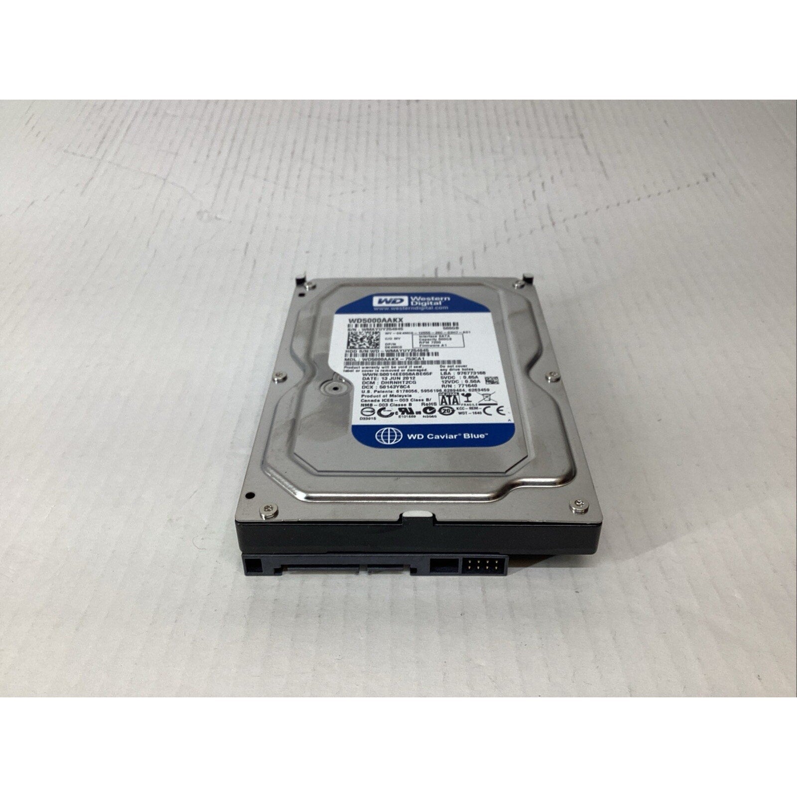 Western Digital Blue WD5000AAKX-753CA1 500GB SATA 7200RPM 3.5" Hard Drive 0K4MC0