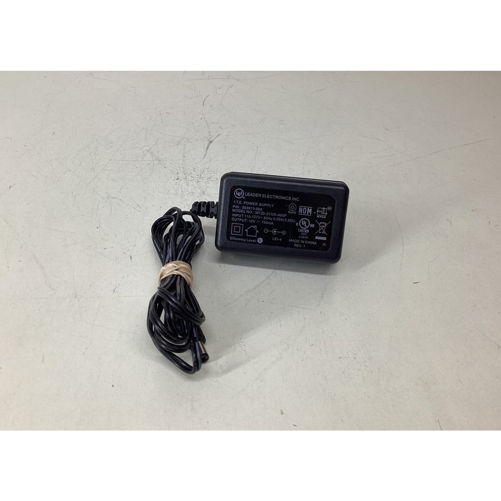 Leader Electronics 503913-004 Power Supply AC Adapter MT20-21120-A00F