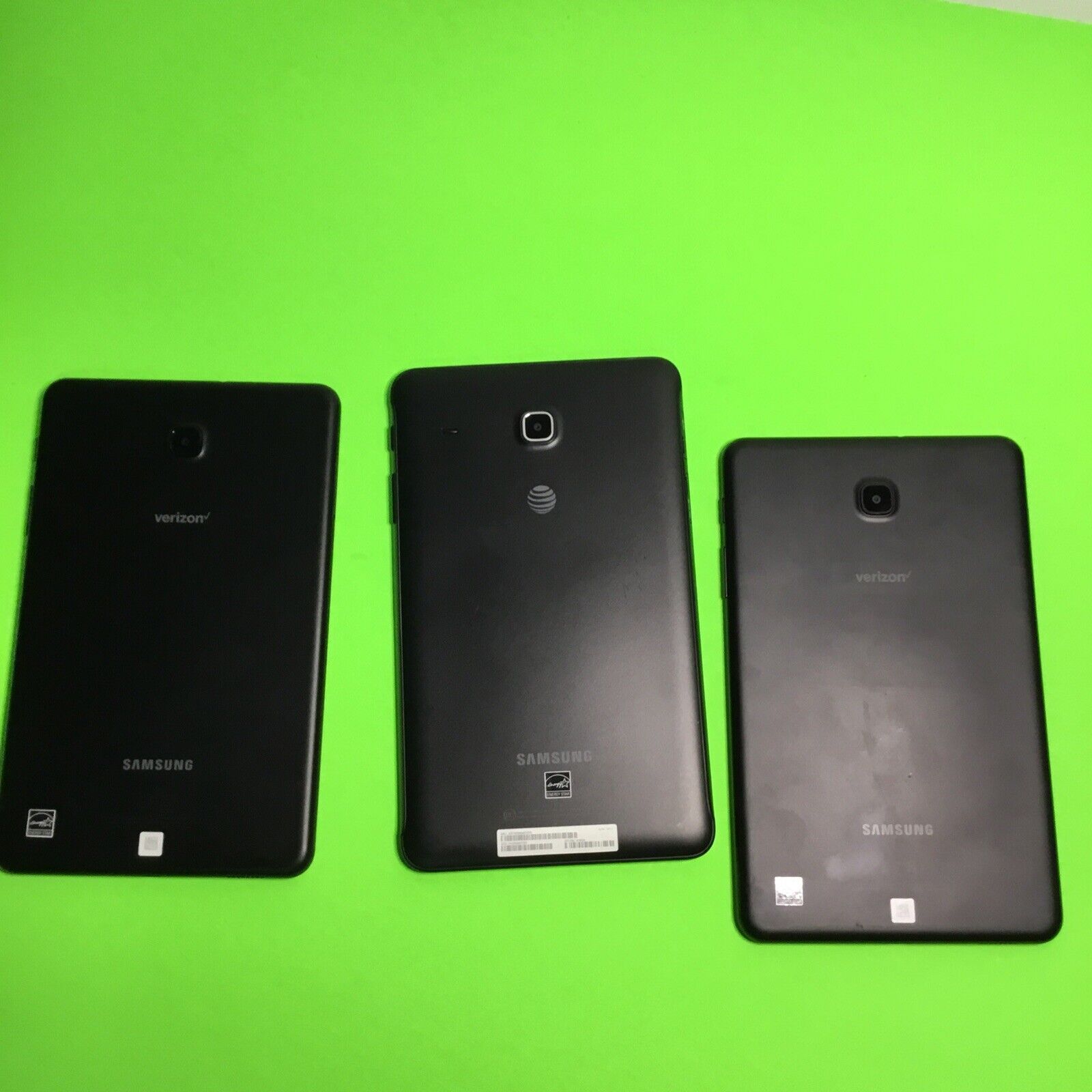 Lot of 3x Samsung Galaxy Tab SM-T377V and SM-T387V FOR PARTS ONLY