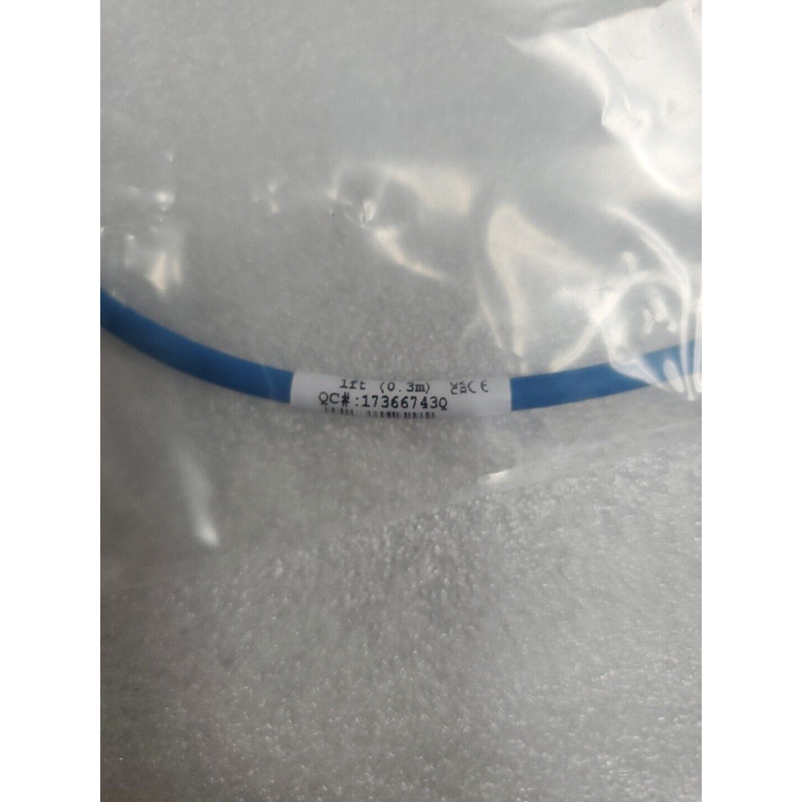 Panduit Cat 6 28 AWG Network Patch Cable/Cord, 1 FT, Blue, UTP28SP1BU