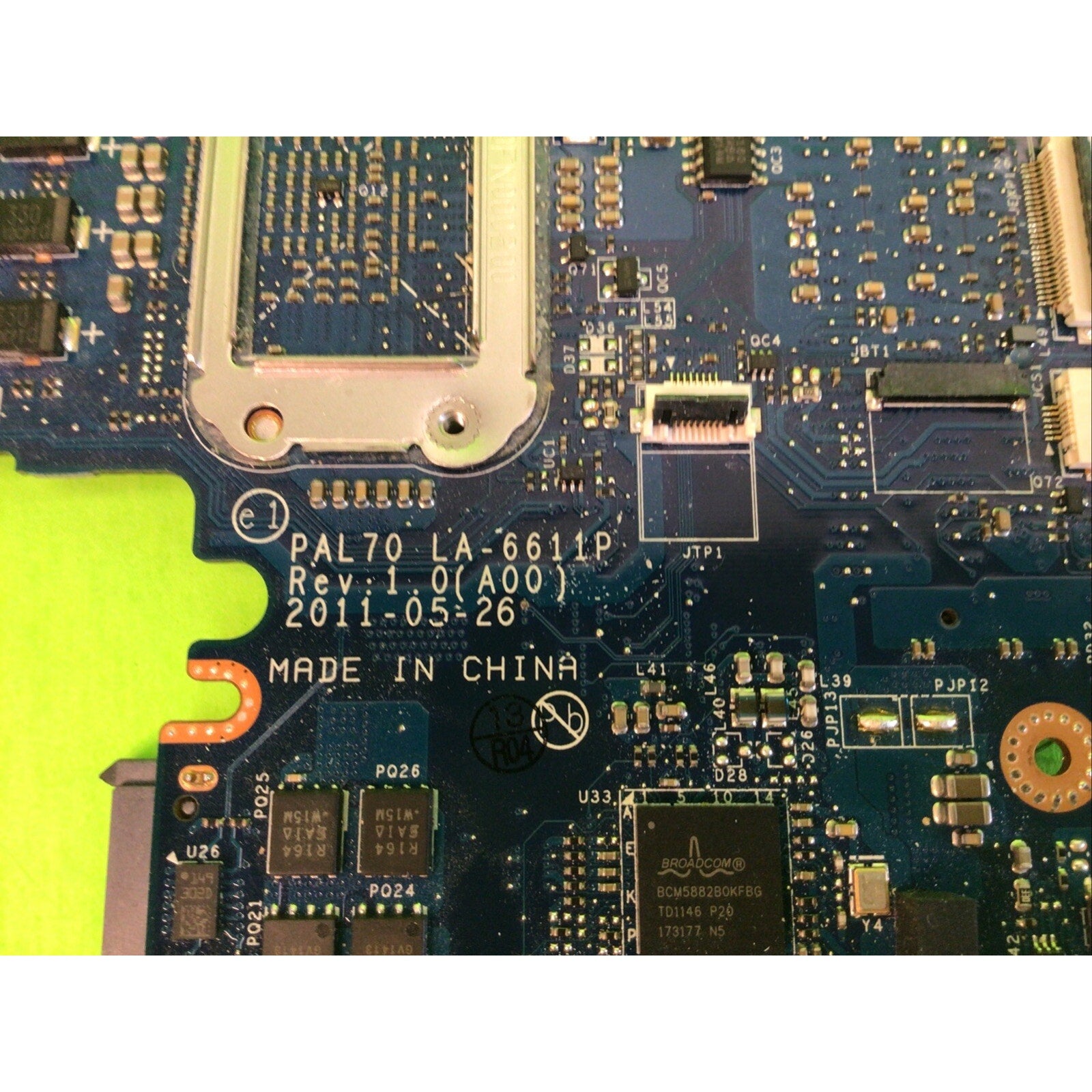 Dell Latitude E6320 Intel Motherboard i5-2520M PAL70 LA-6611P FOR PARTS