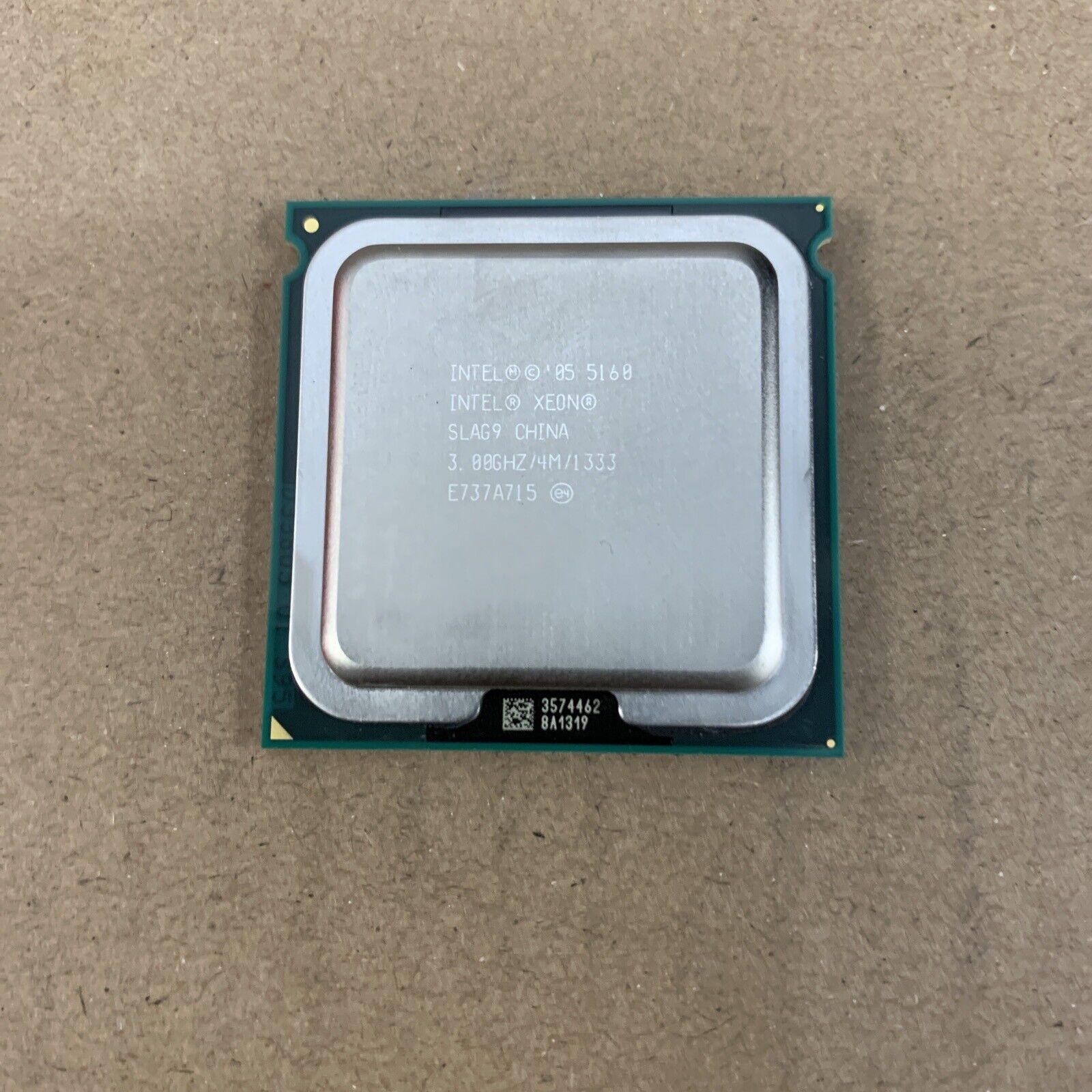 INTEL XEON 5160 3.0GHZ SOCKET LGA771 2-CORE 4MB L2 CPU PROCESSOR SLAG9