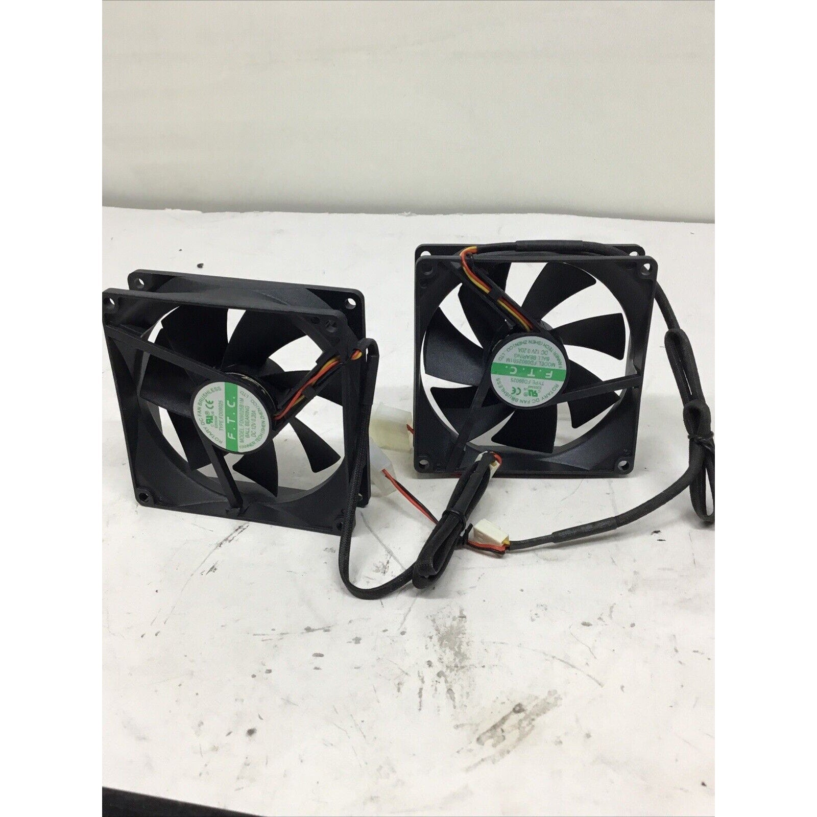 Masscool 90mm ATX Computer Case Internal Cooling FD09025B1M 3/4 Black New In Box