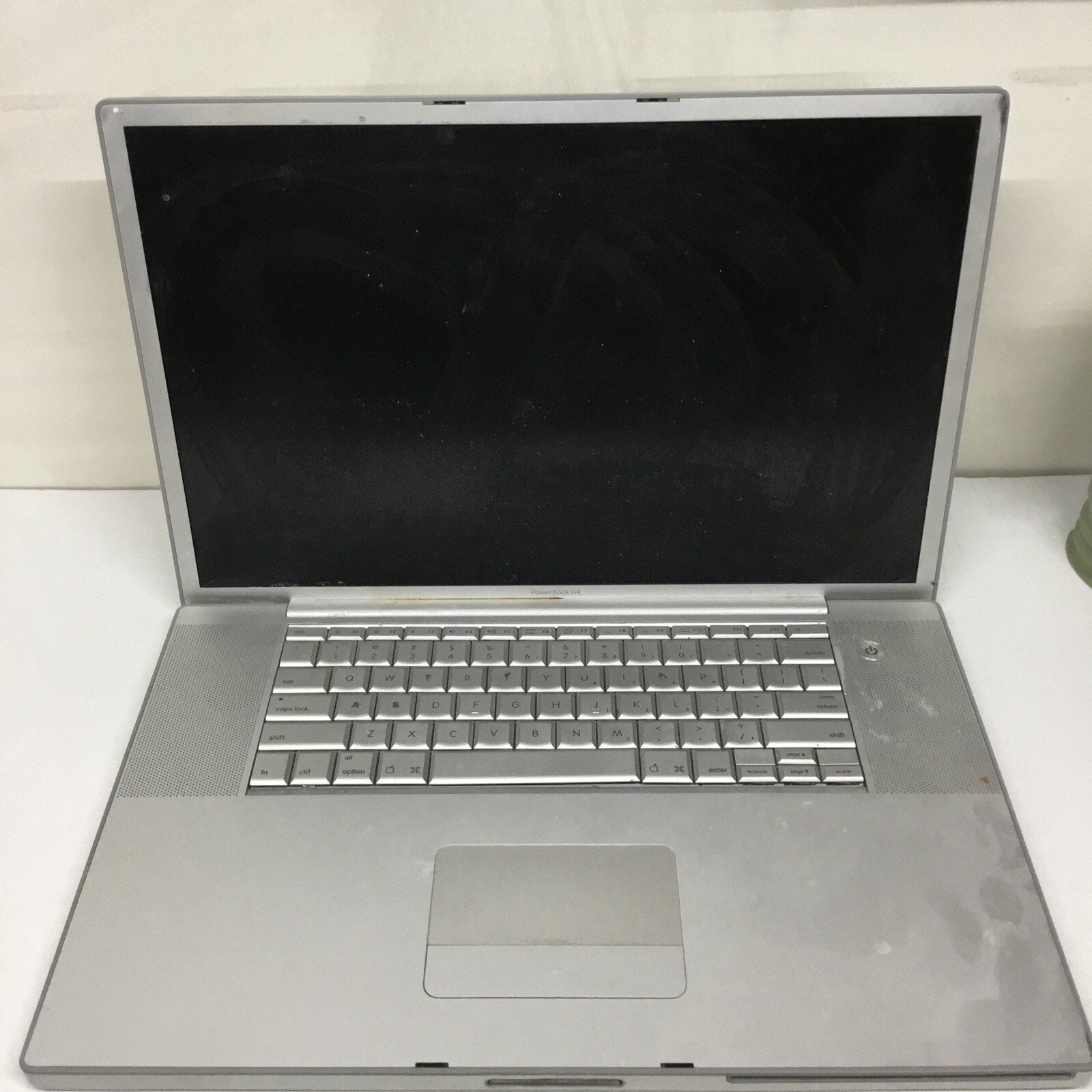 Vintage Retro Apple PowerBook G4 Titanium 17.3" Laptop - Untested A1085
