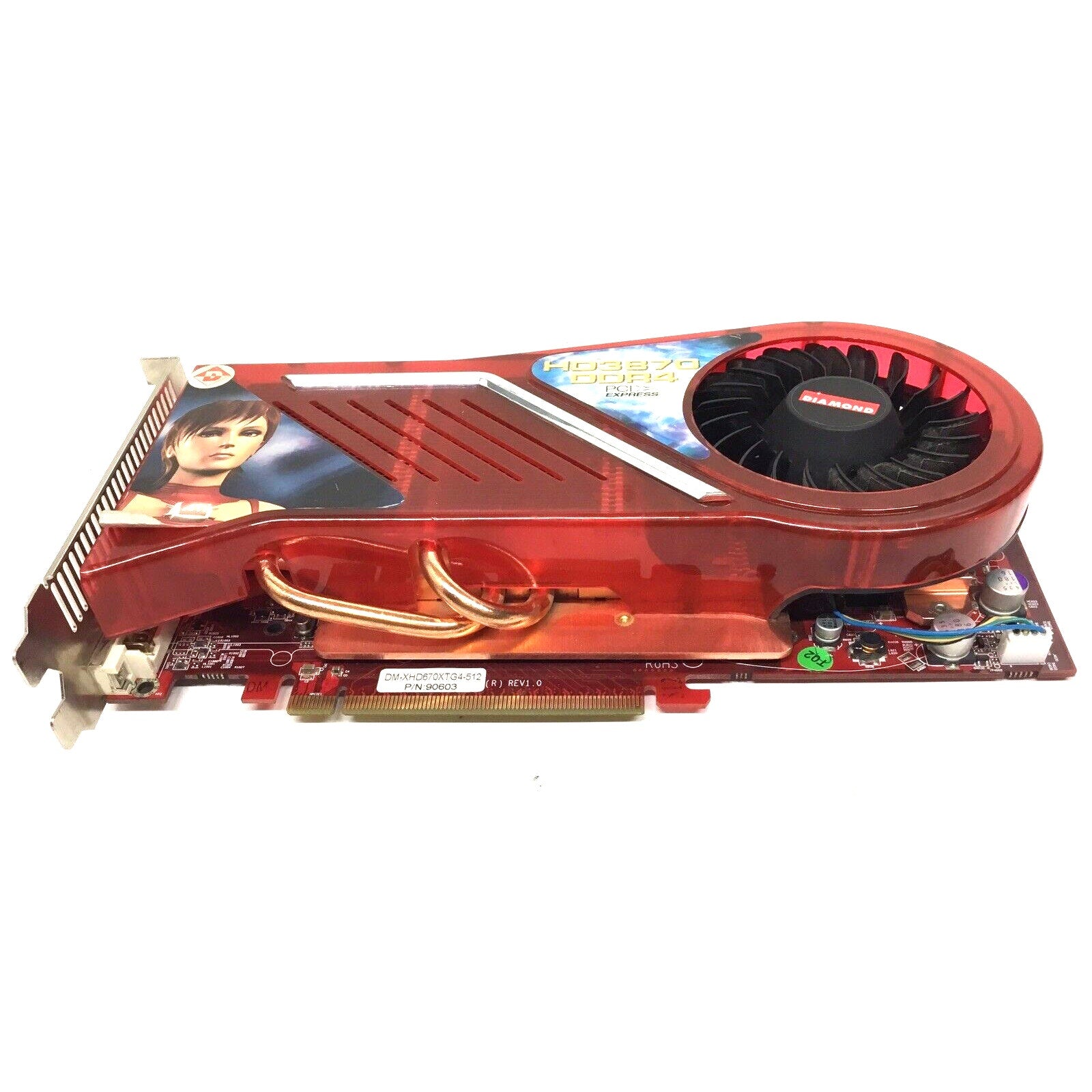 READ Diamond ATI Radeon HD 3870 512MB D-DVI HDTV-O VIVO DDR4 PCIE Graphics Card