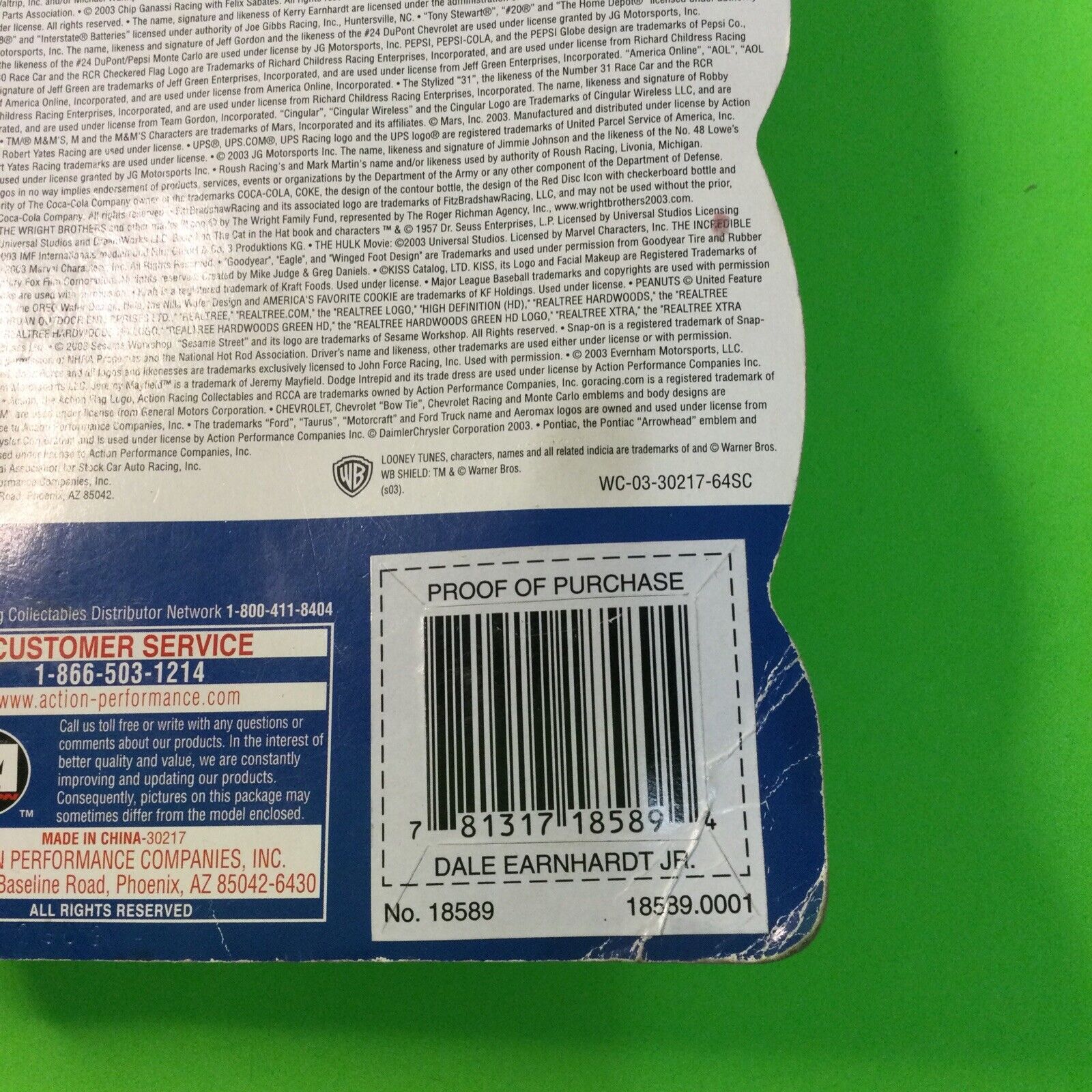 2003 Winners Circle #8 Dale Earnhardt Jr With Hood Magnet 1:64 AMP Action Chevy